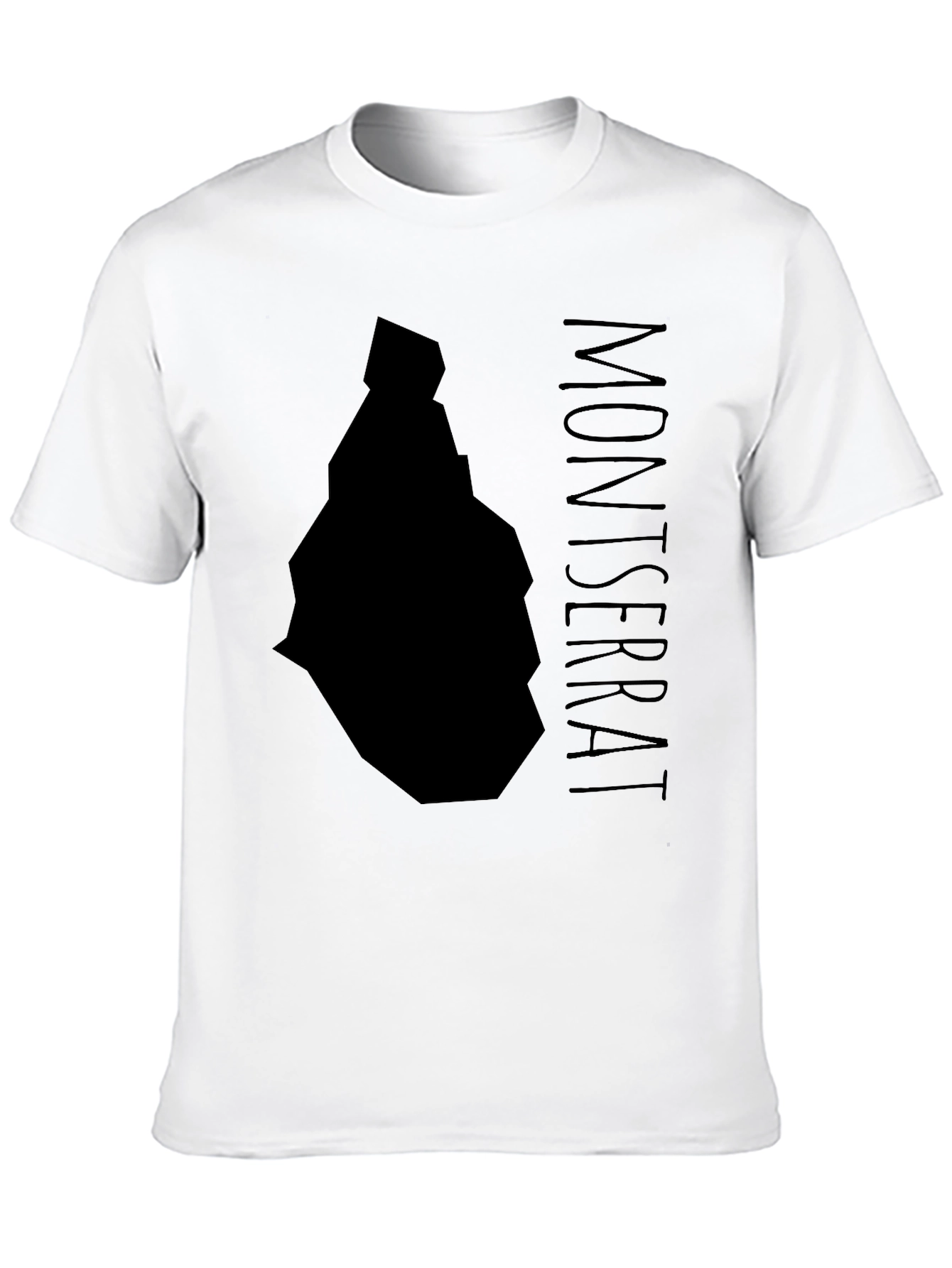 Montserrat Silhouette Graphic T-Shirt - Black