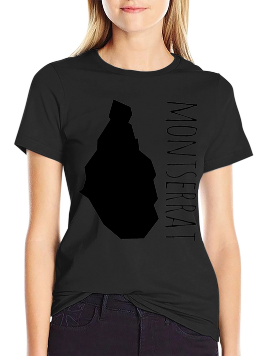Montserrat Silhouette Graphic T-Shirt - Black