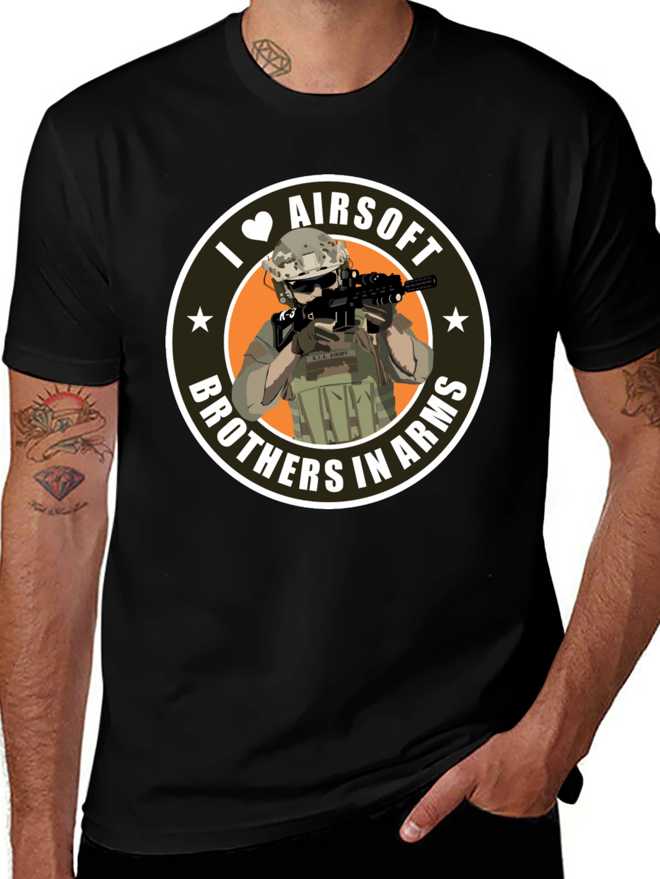 Airsoft Brothers in Arms Graphic T-Shirt