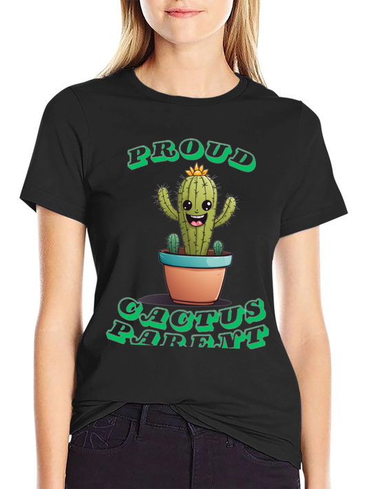Proud Cactus Parent Graphic T-Shirt