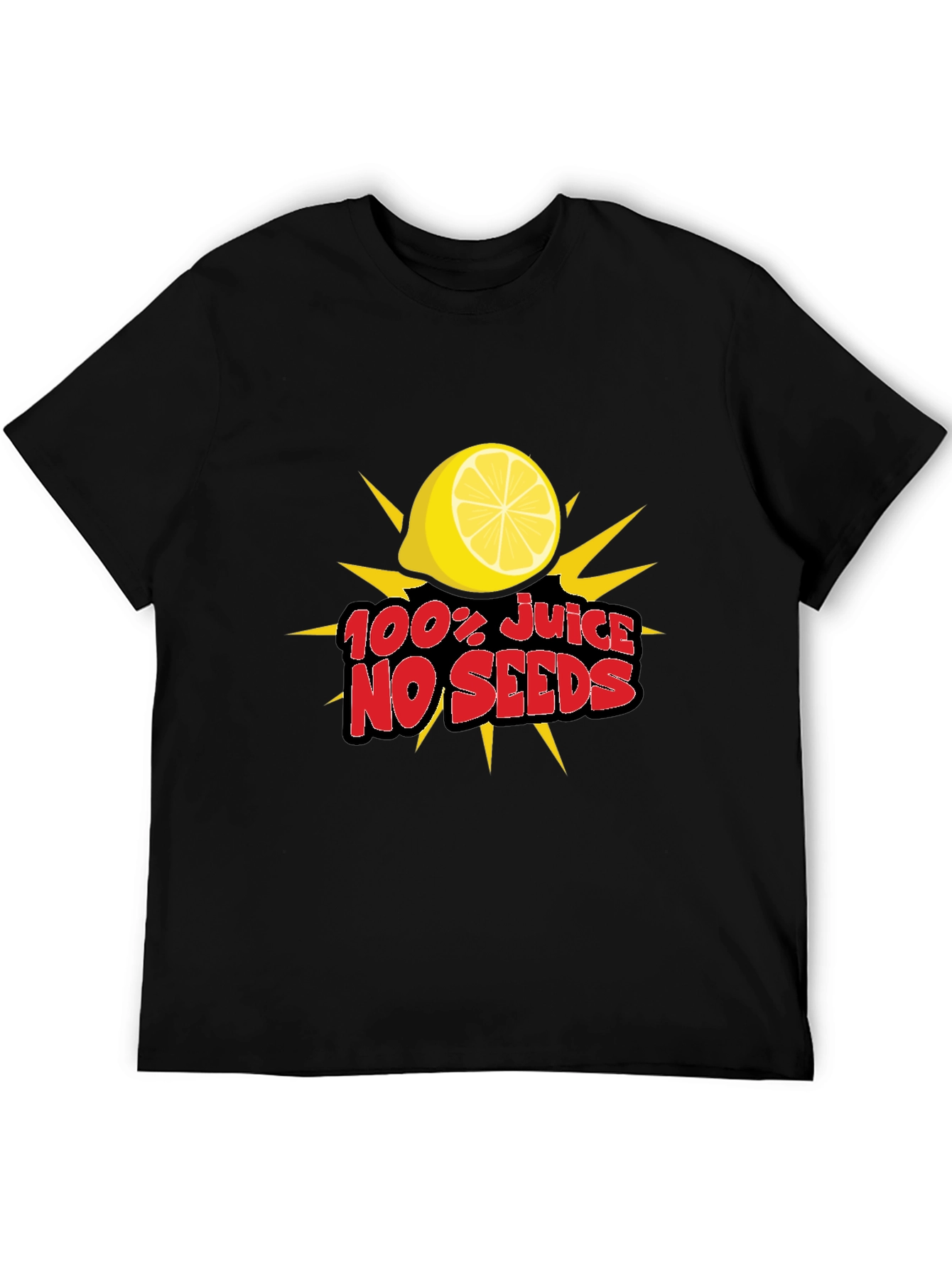 100% Juice No Seeds T-Shirt - Fresh Lemon Tee