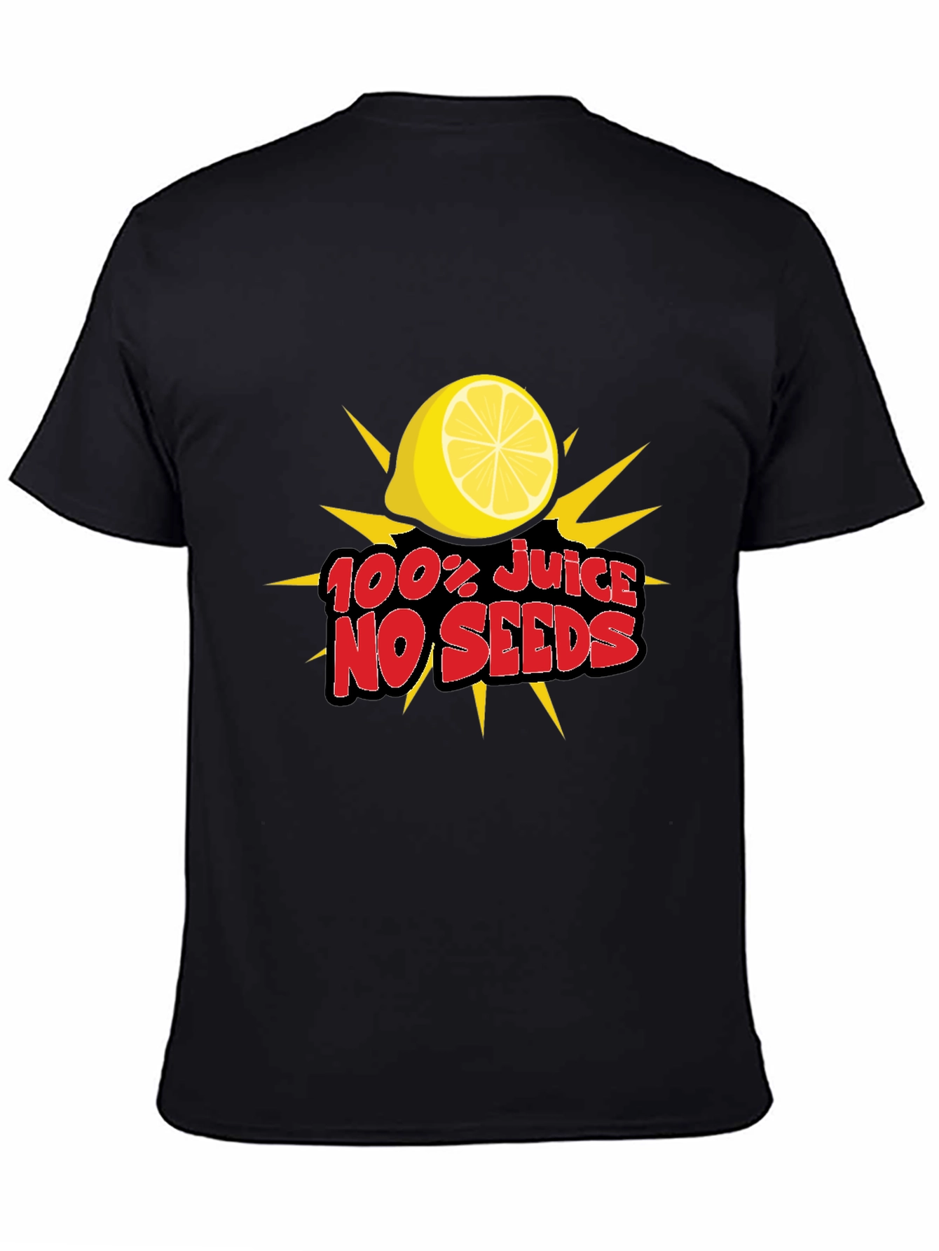100% Juice No Seeds T-Shirt - Fresh Lemon Tee