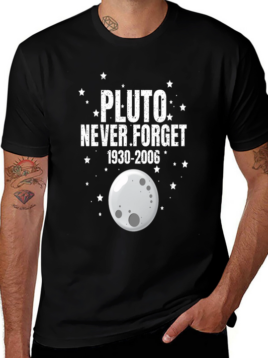 Pluto Never Forget Graphic T-Shirt