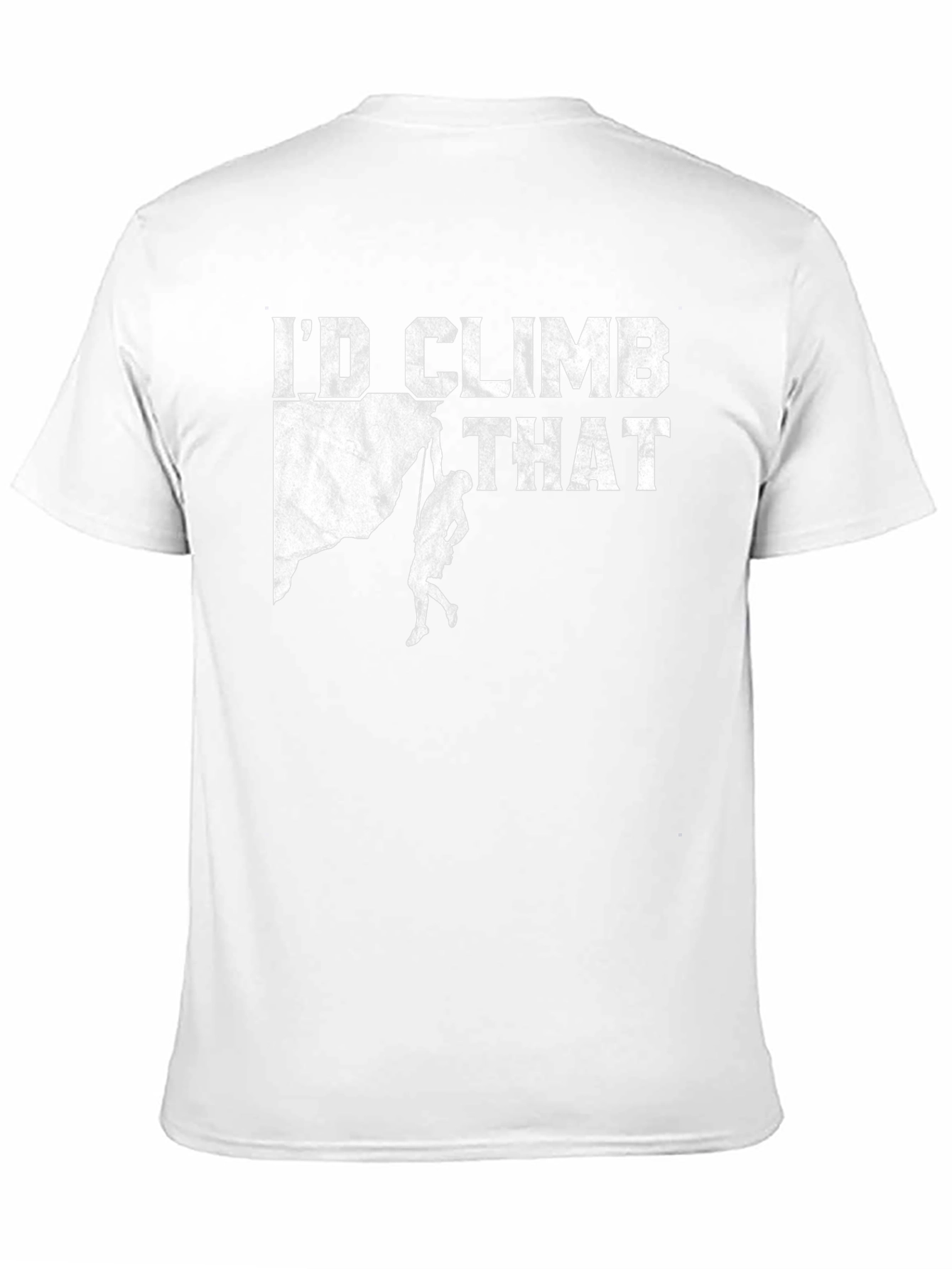 Climbing T-Shirt - Id Climb That Rock Tee