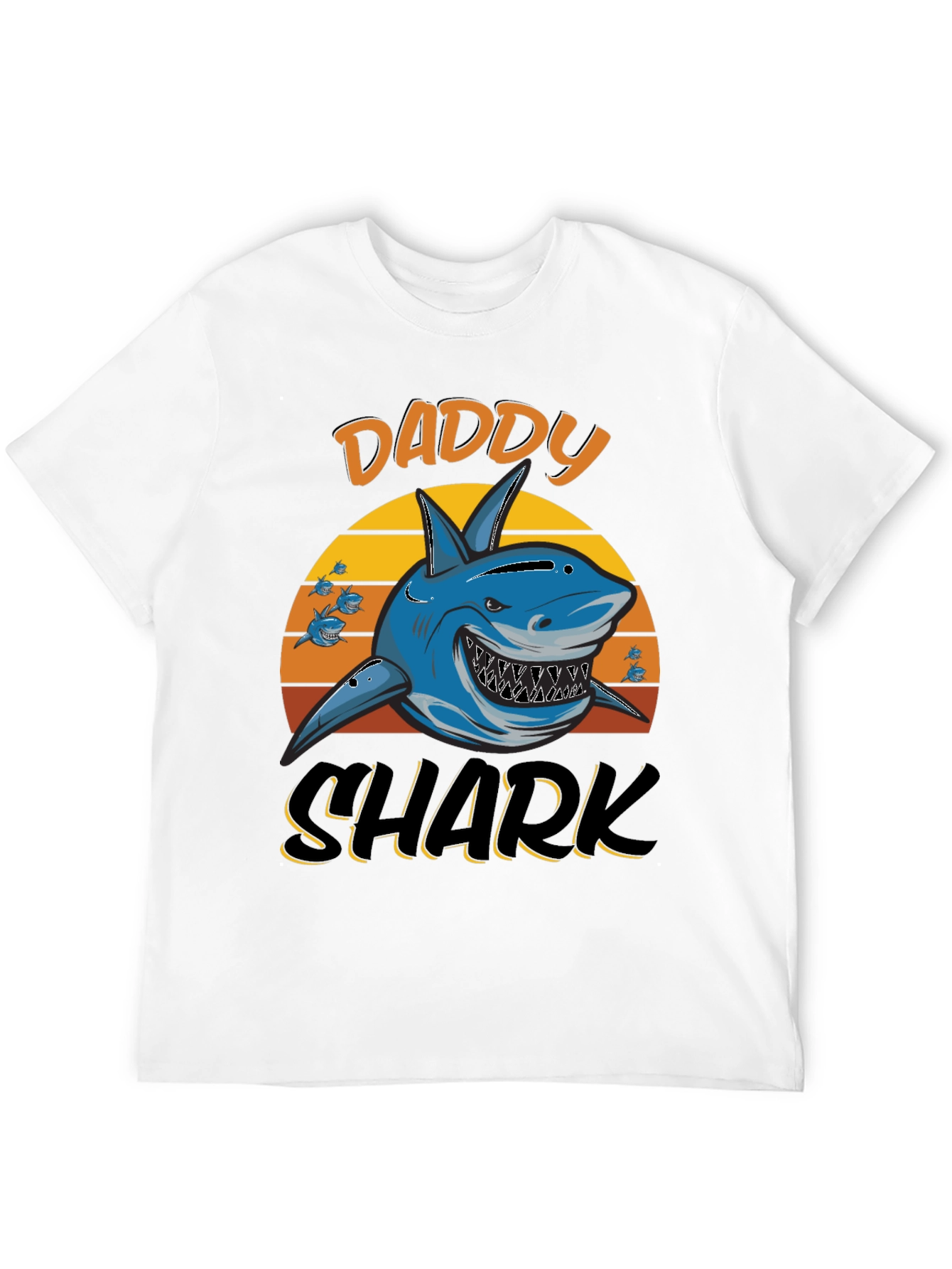 Daddy Shark Graphic Tee - Fathers Day Gift
