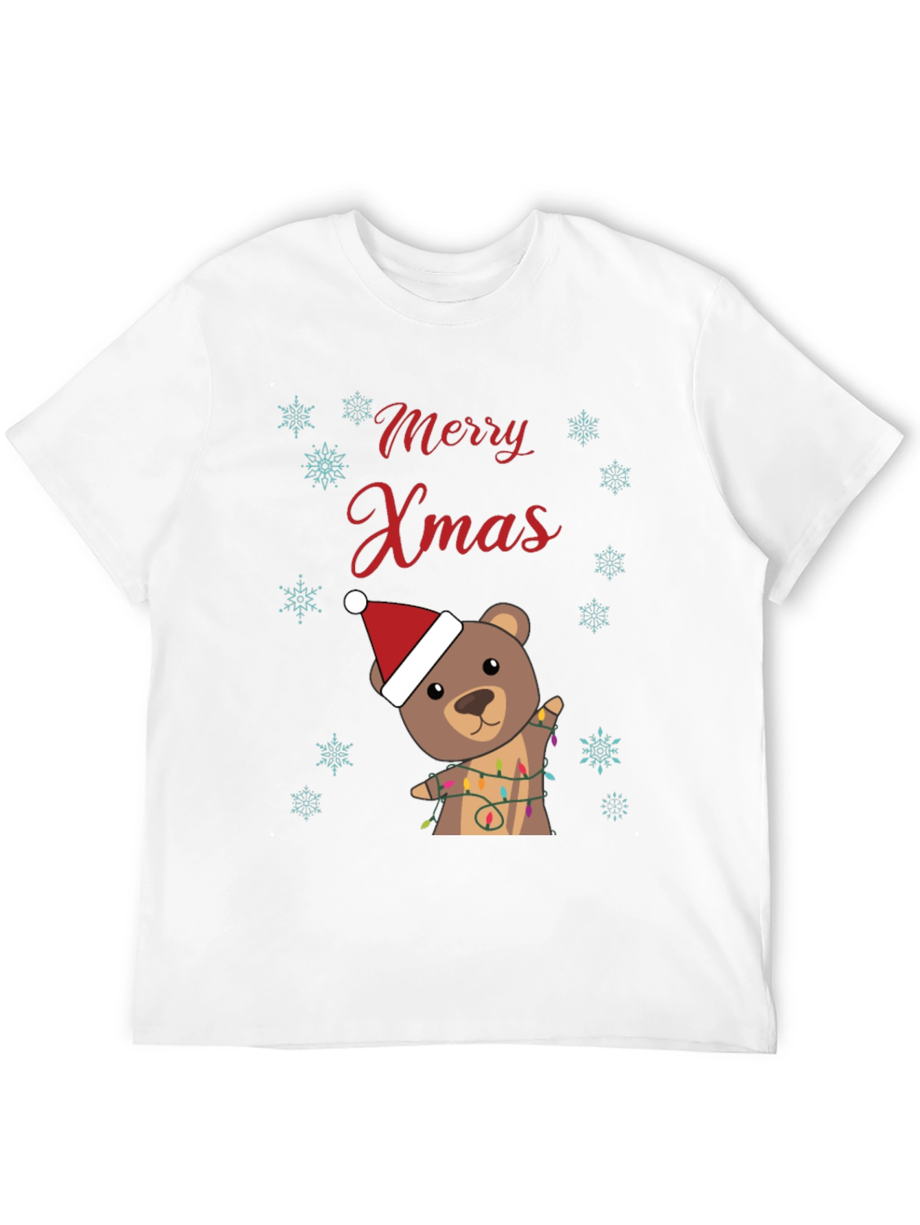 Festive Merry Xmas Bear T-Shirt