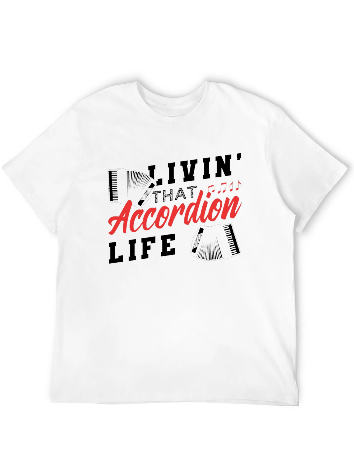 Accordion Life T-Shirt - Musician Tee