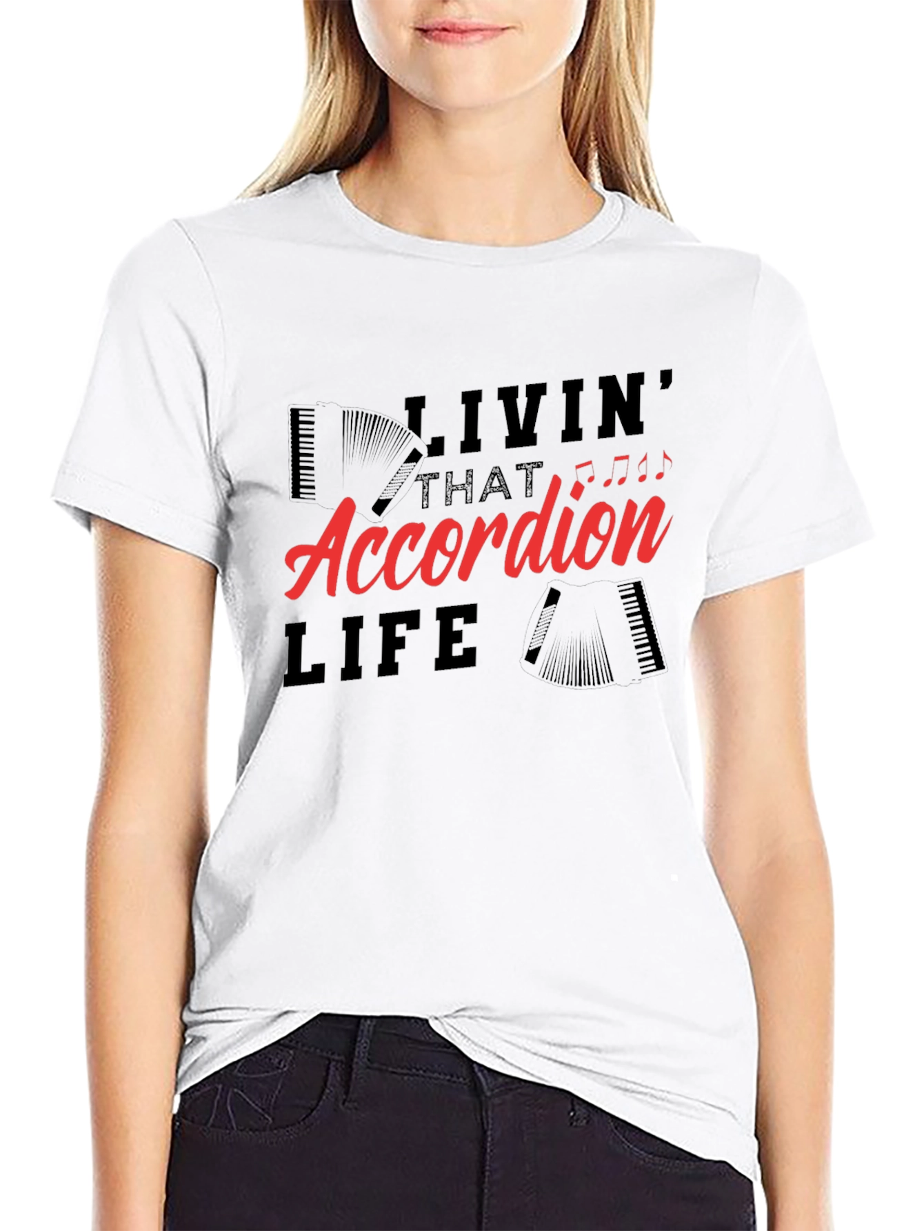 Accordion Life T-Shirt - Musician Tee