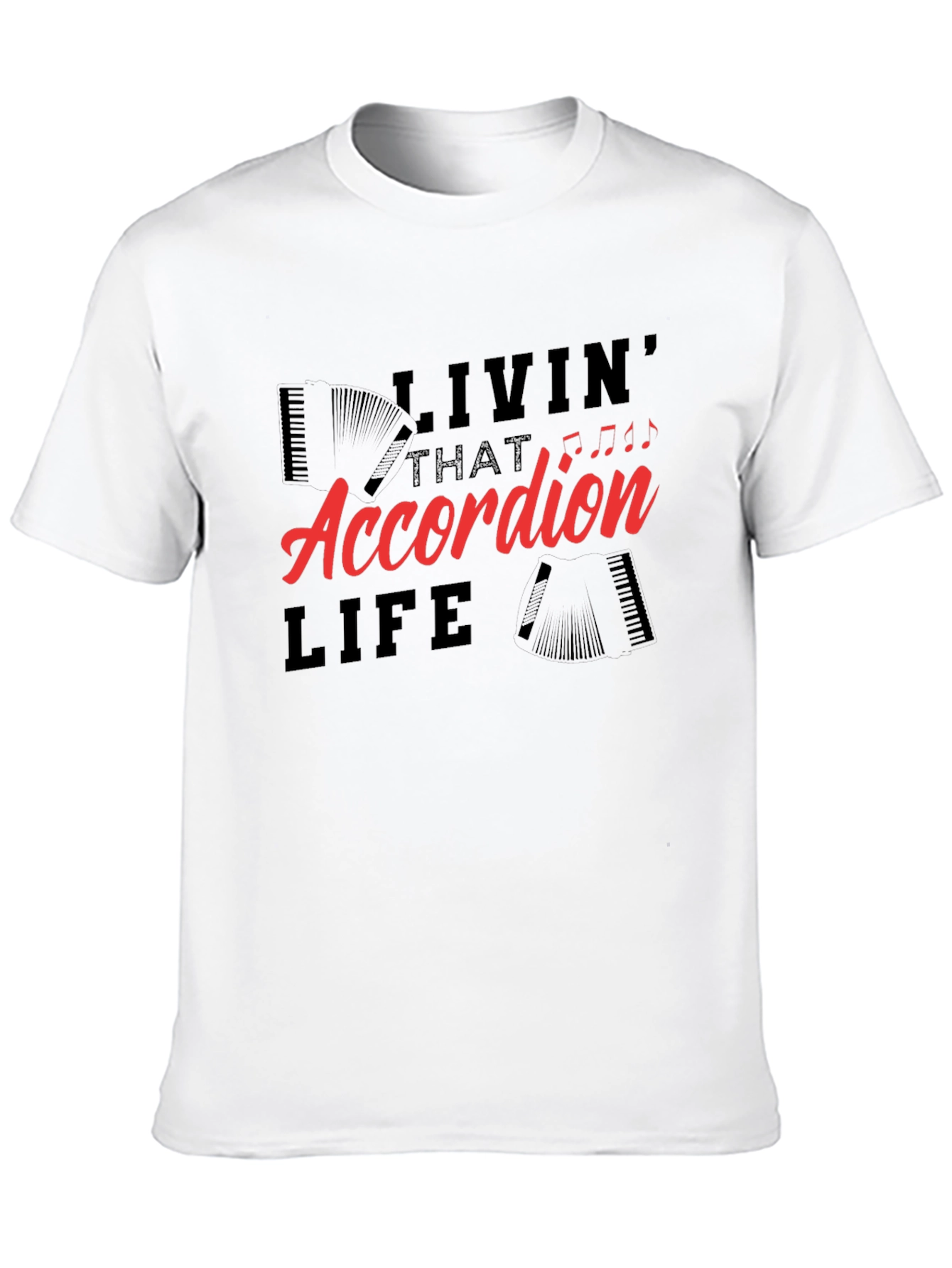 Accordion Life T-Shirt - Musician Tee
