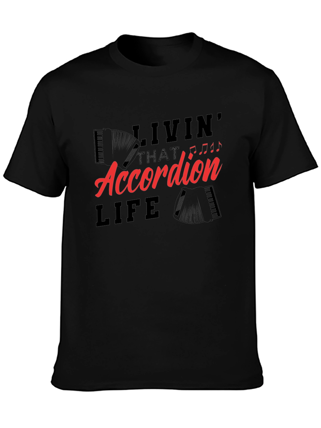 Accordion Life T-Shirt - Musician Tee