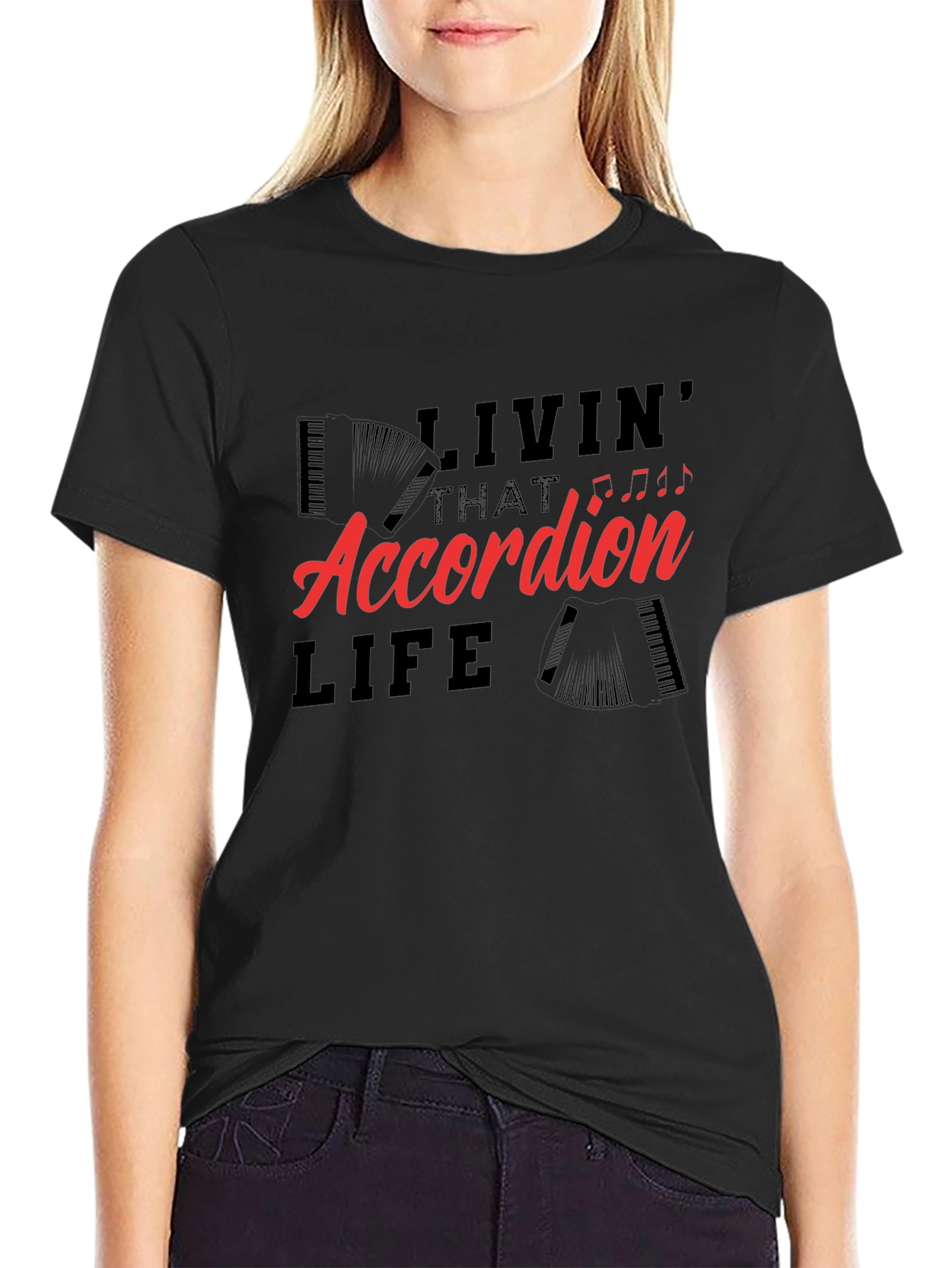 Accordion Life T-Shirt - Musician Tee