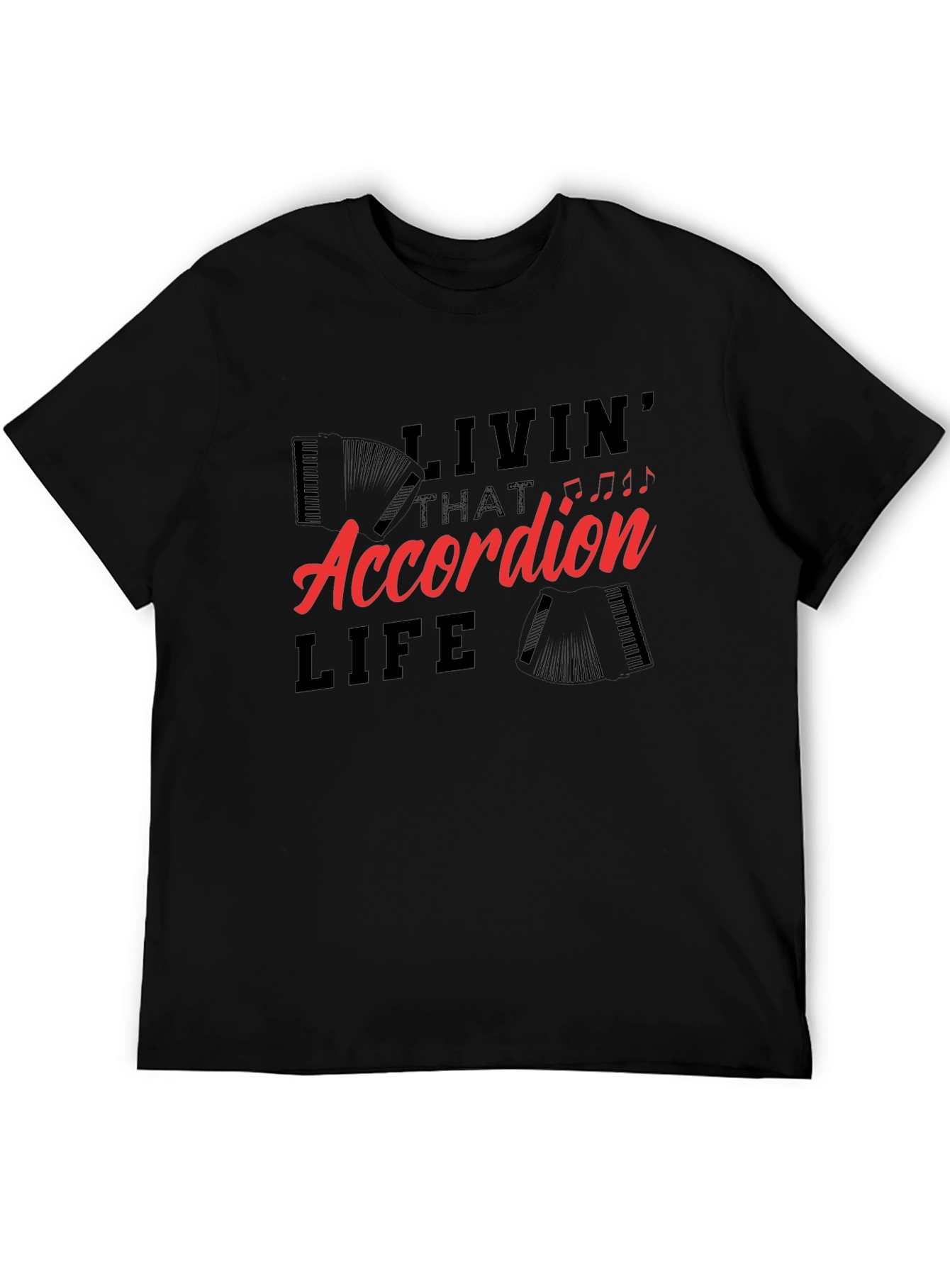 Accordion Life T-Shirt - Musician Tee