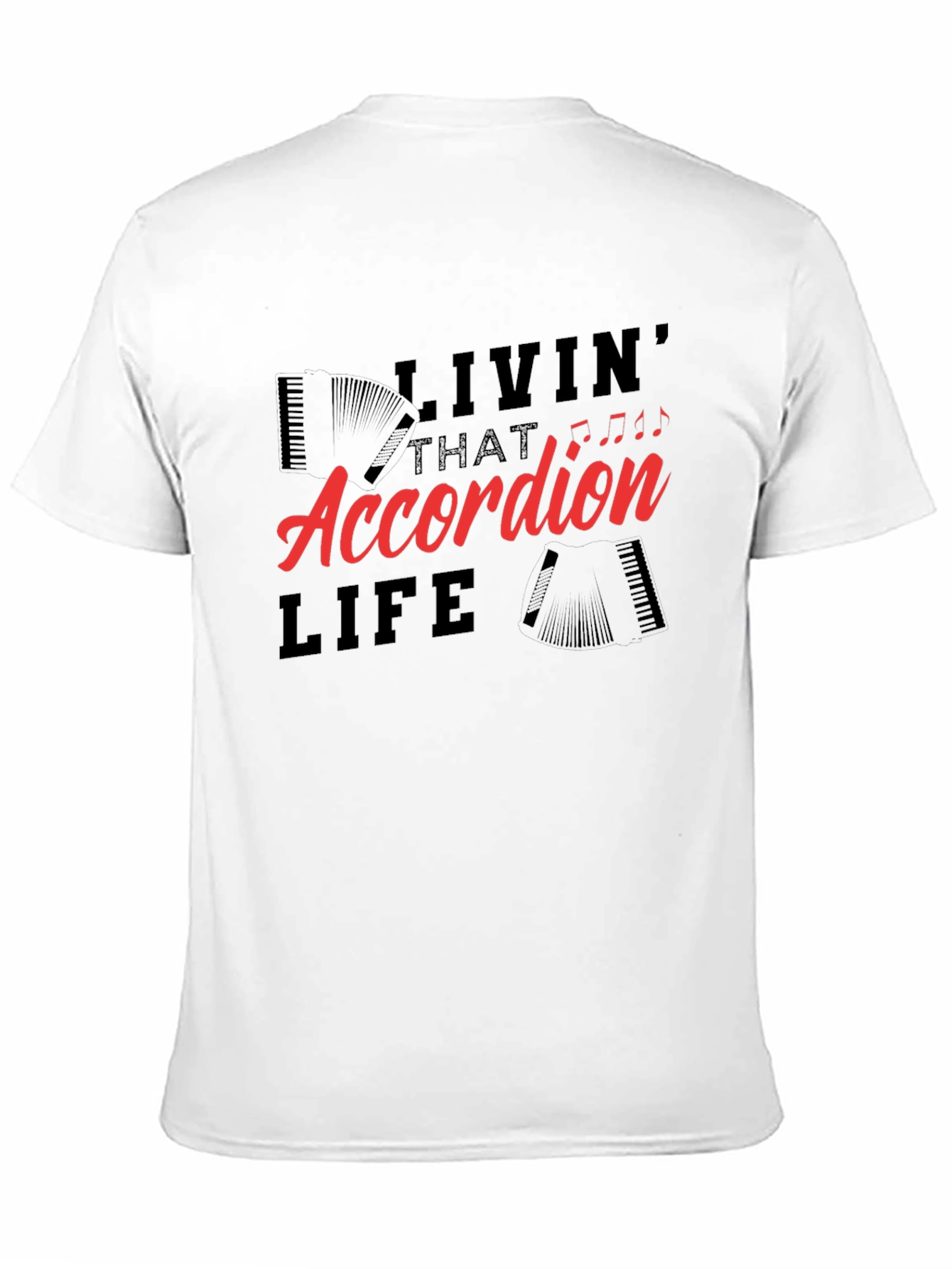 Accordion Life T-Shirt - Musician Tee