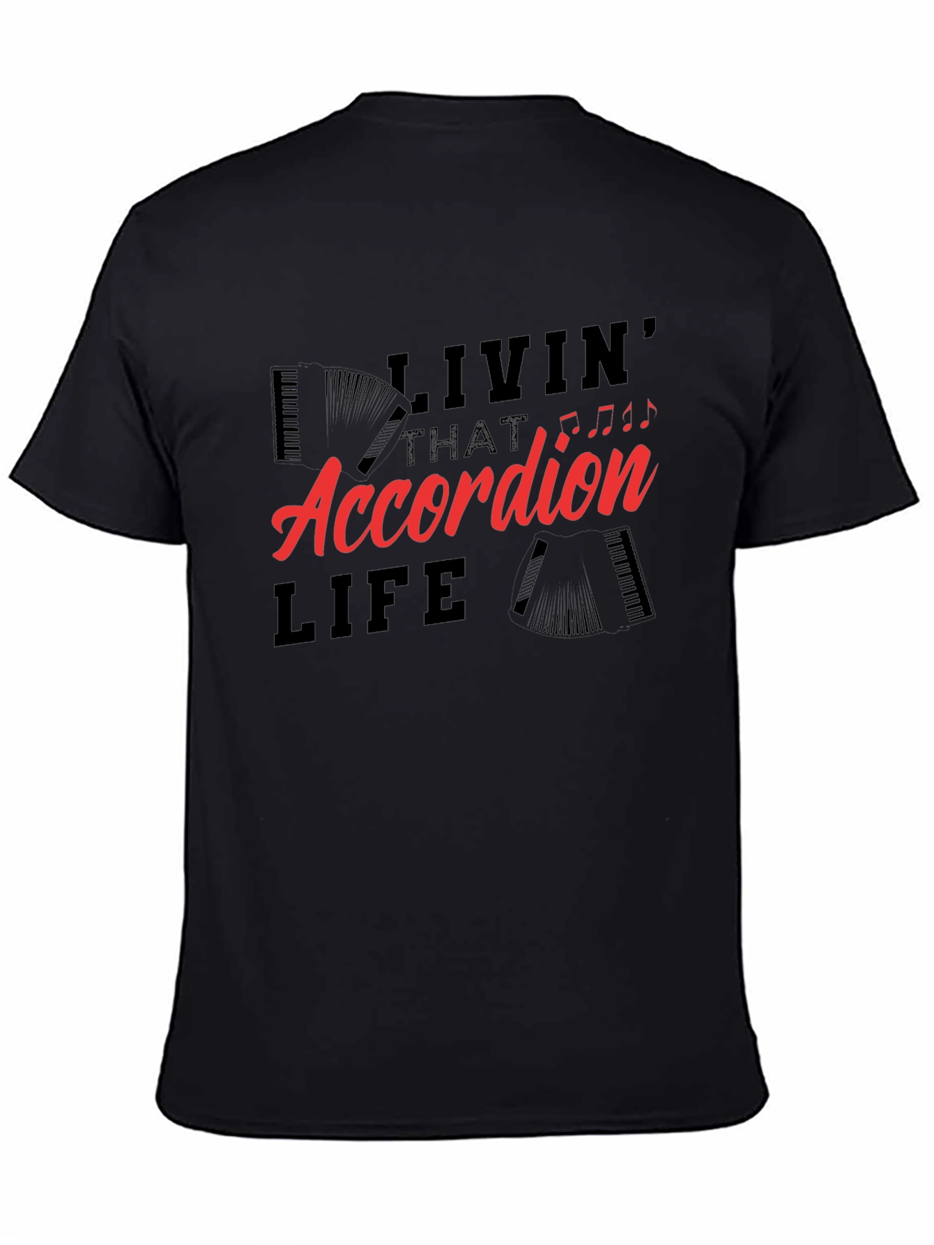 Accordion Life T-Shirt - Musician Tee