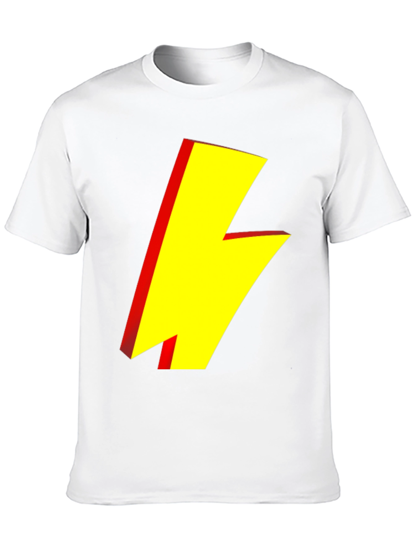 Lightning Bolt Graphic Tee - Black