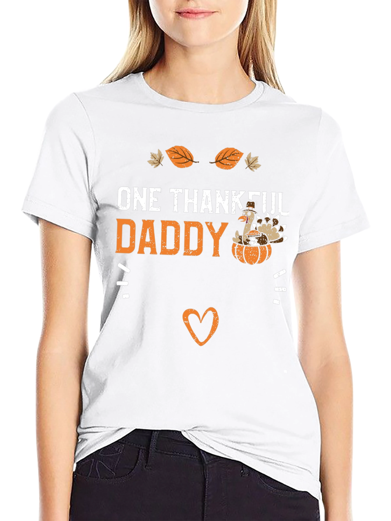 One Thankful Daddy Thanksgiving T-Shirt