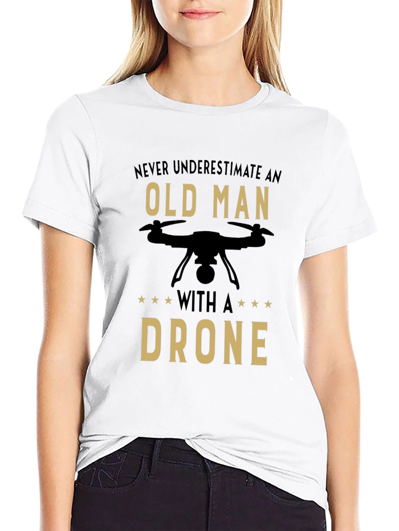 Old Man Drone T-Shirt