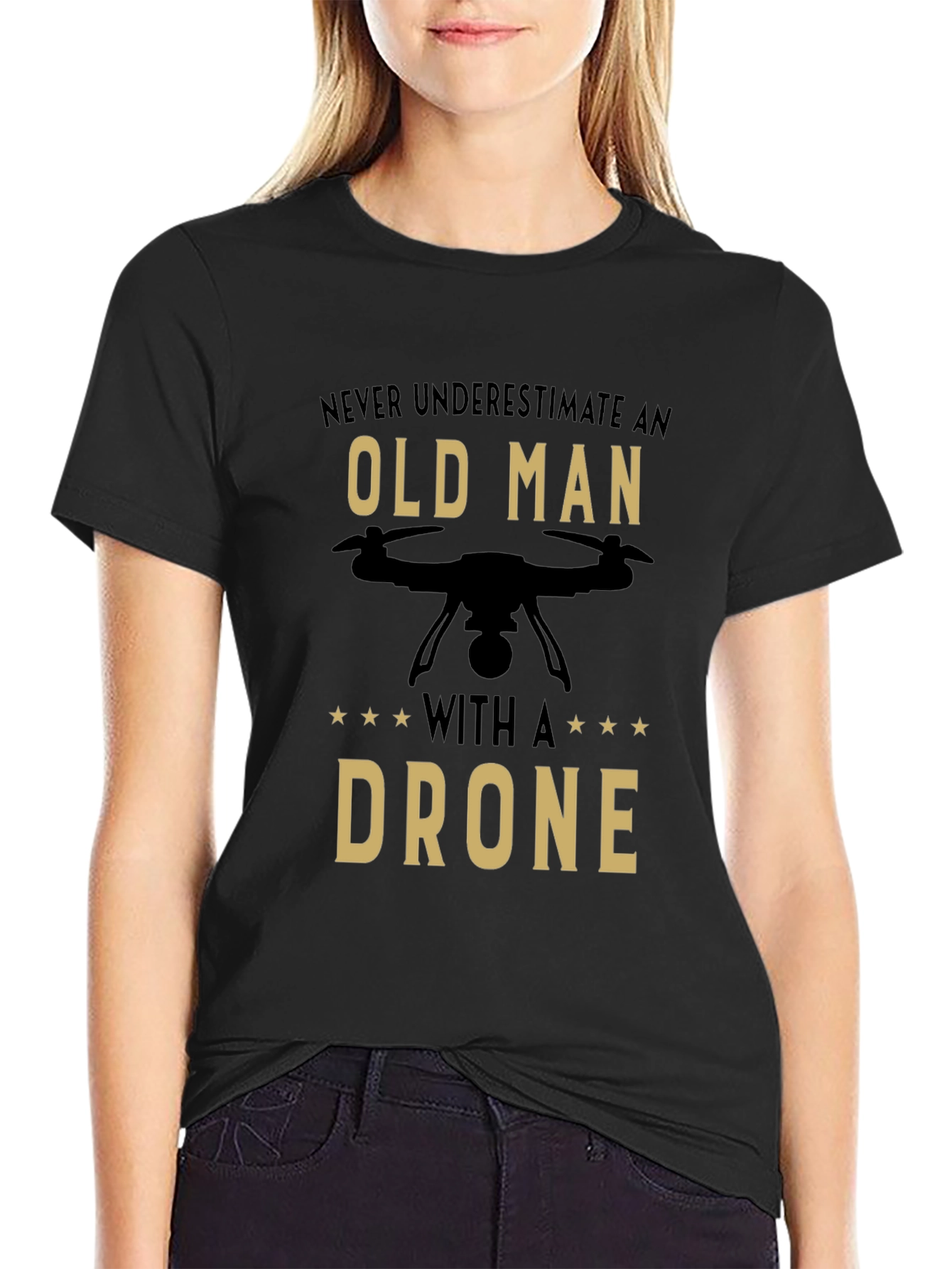 Old Man Drone T-Shirt