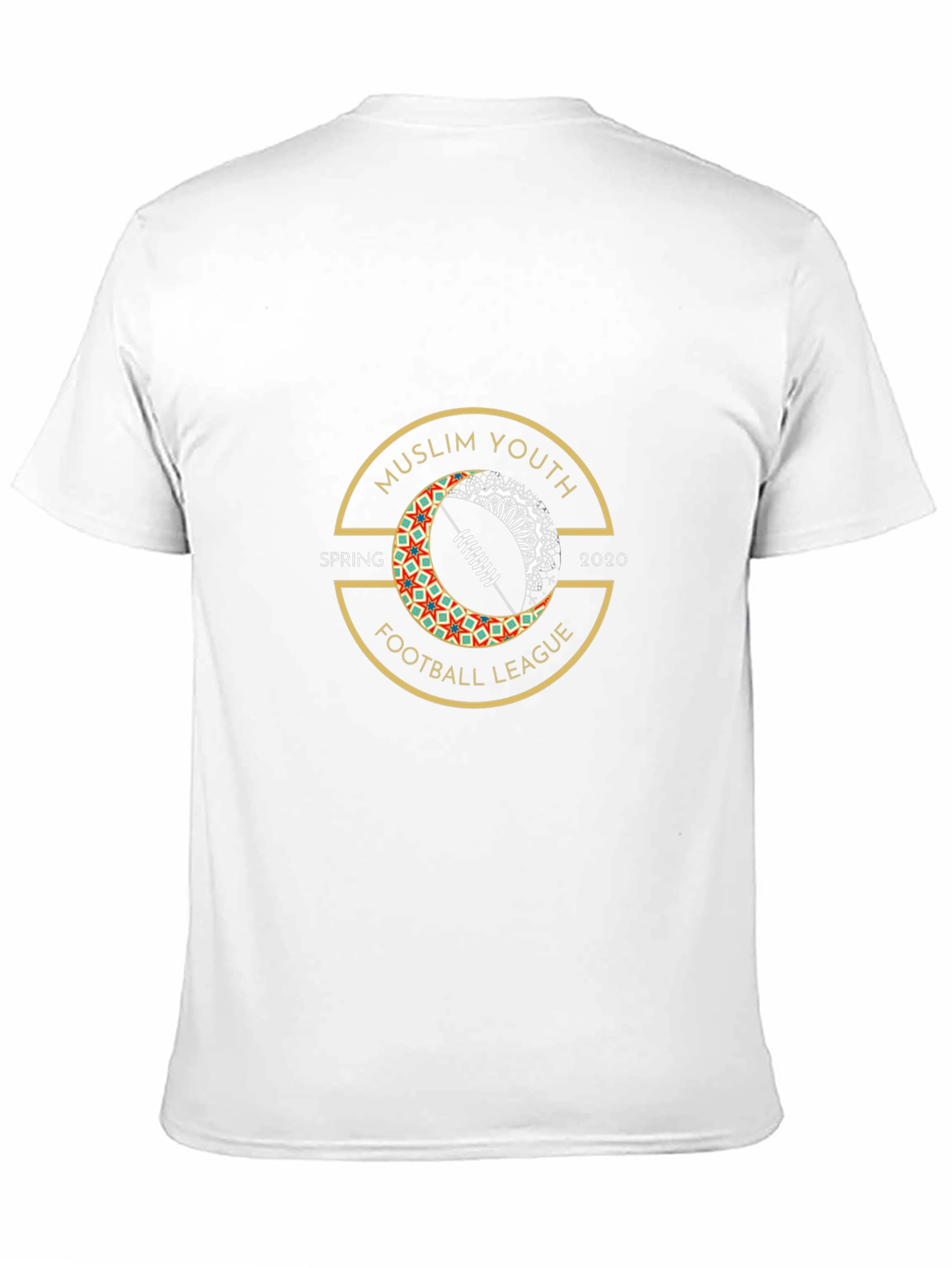 Muslim Youth Football League Black Graphic T-Shirt