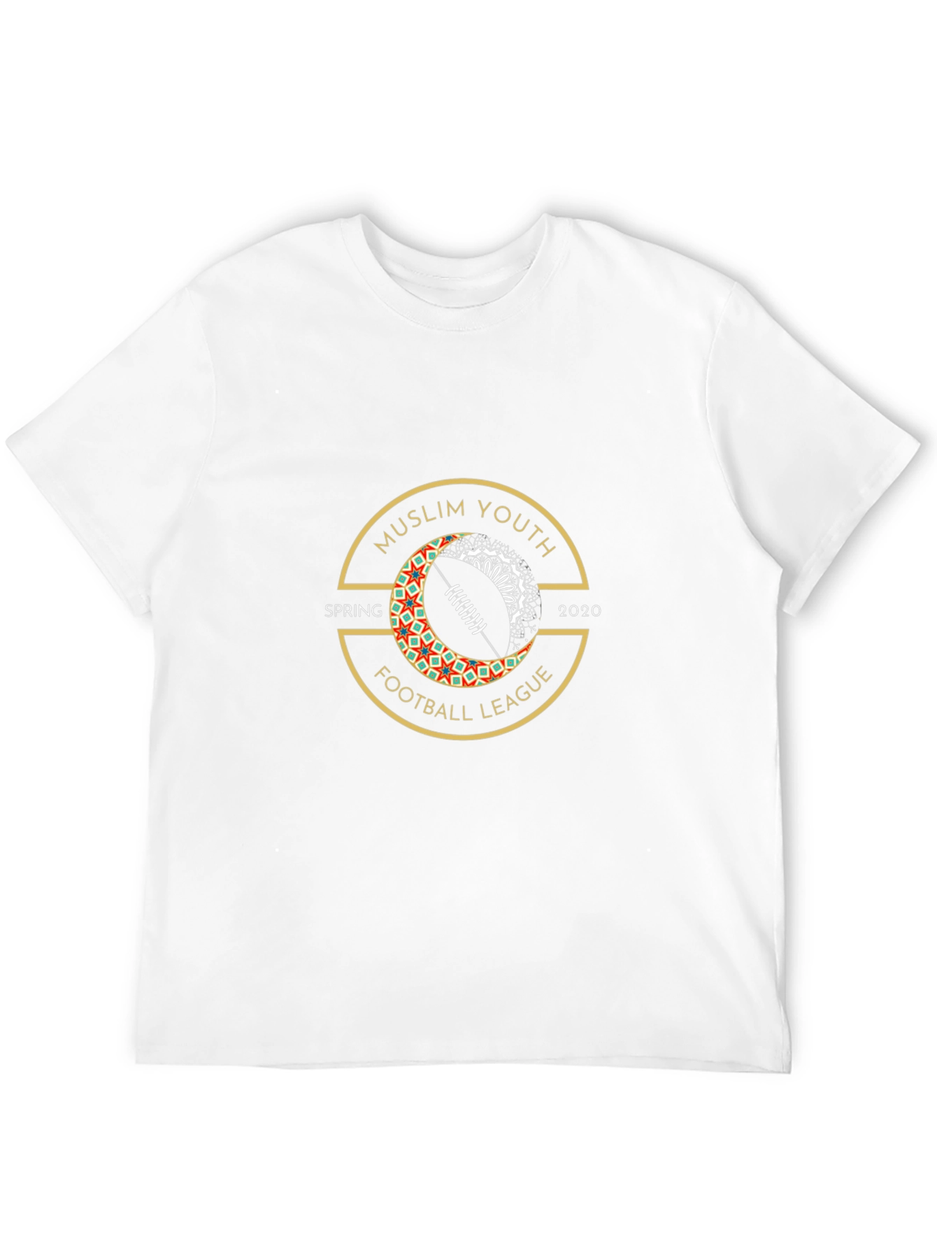 Muslim Youth Football League Black Graphic T-Shirt