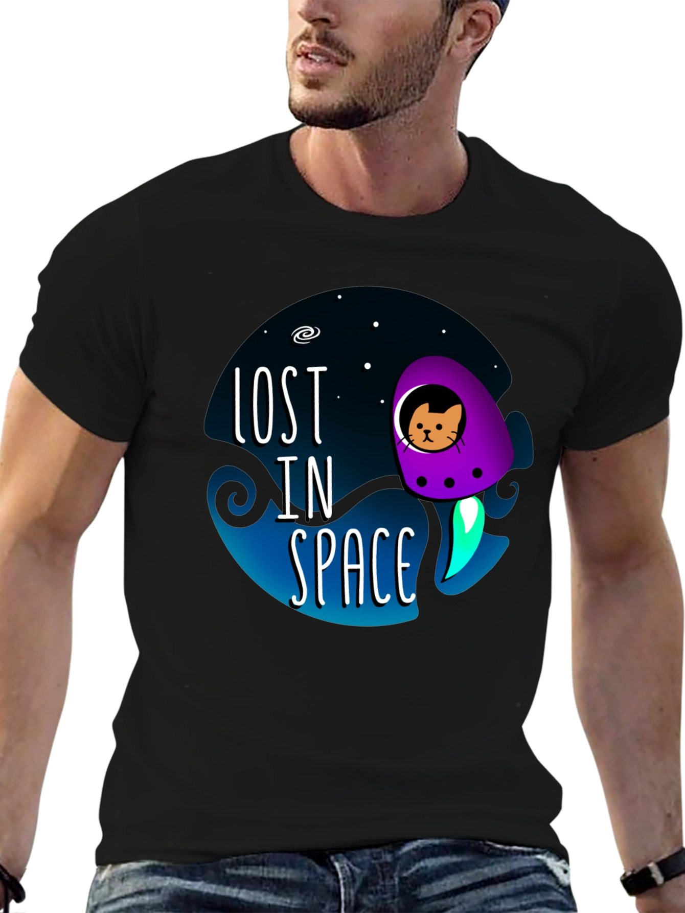 Lost in Space Cat T-Shirt