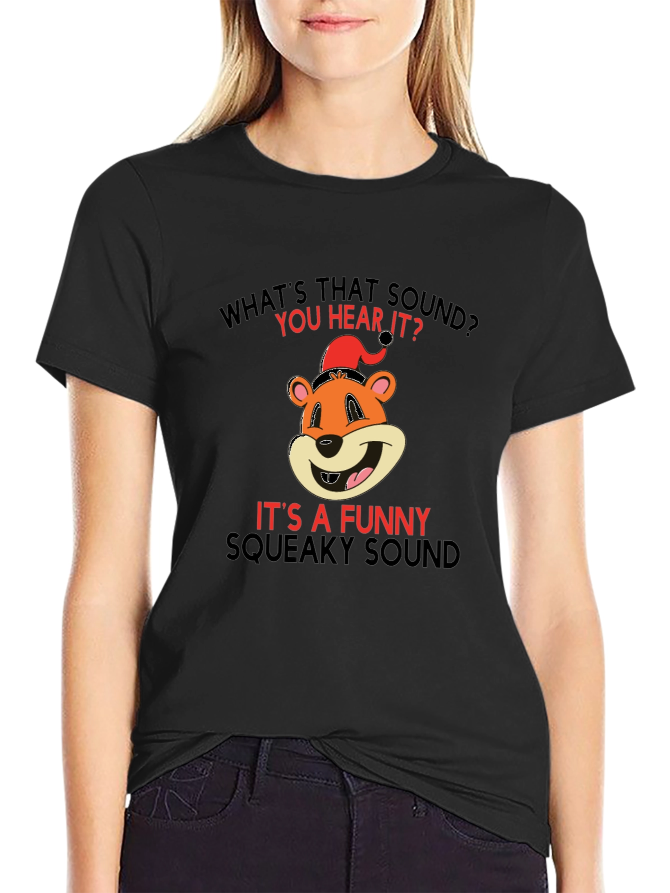 Funny Squeaky Sound Christmas T-Shirt