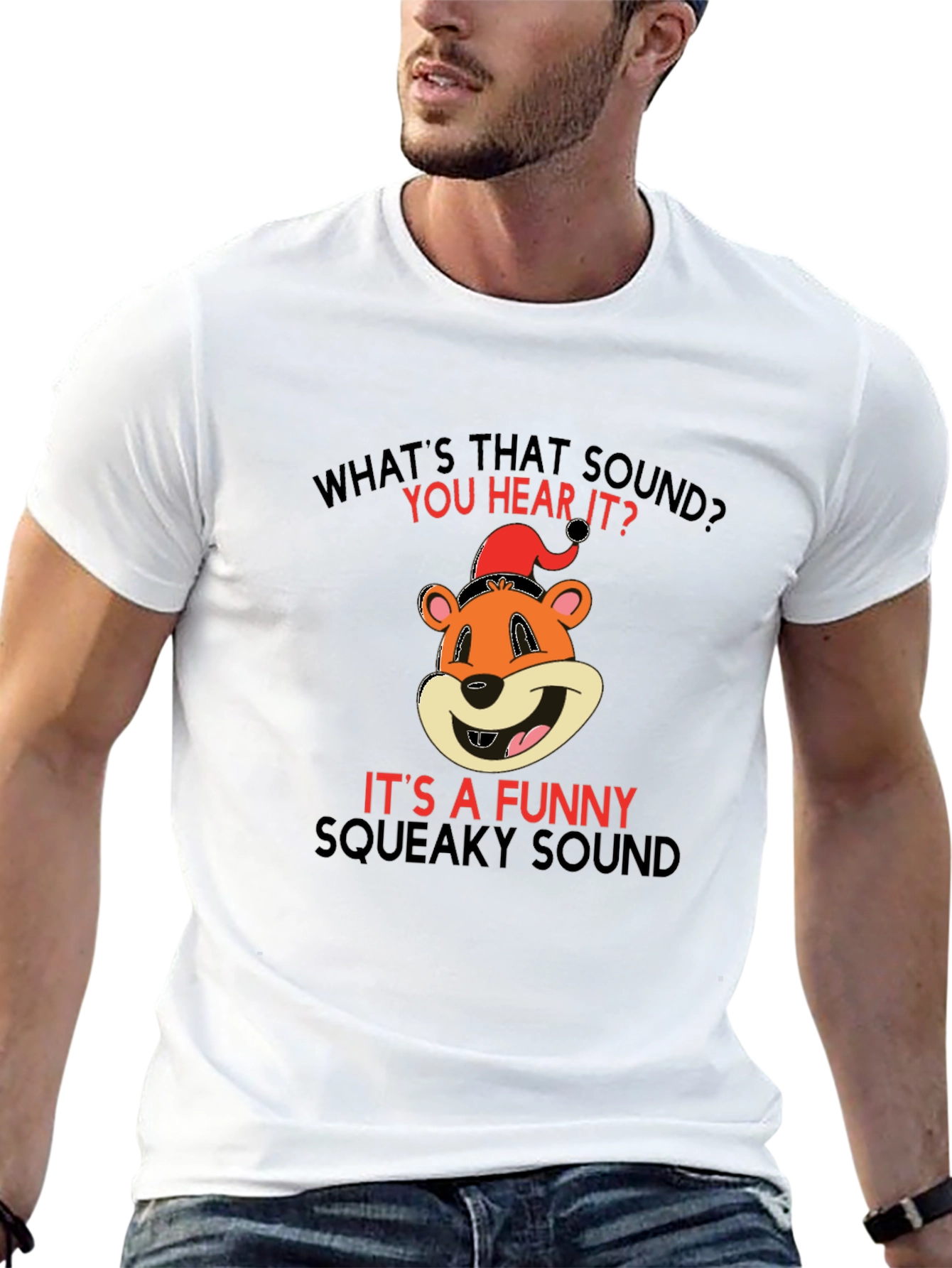 Funny Squeaky Sound Christmas T-Shirt