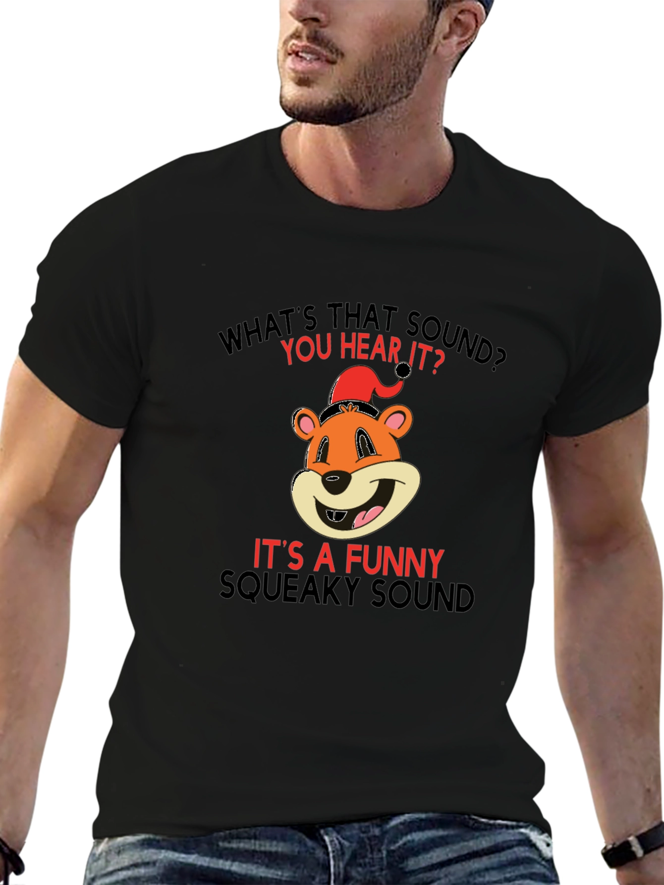 Funny Squeaky Sound Christmas T-Shirt
