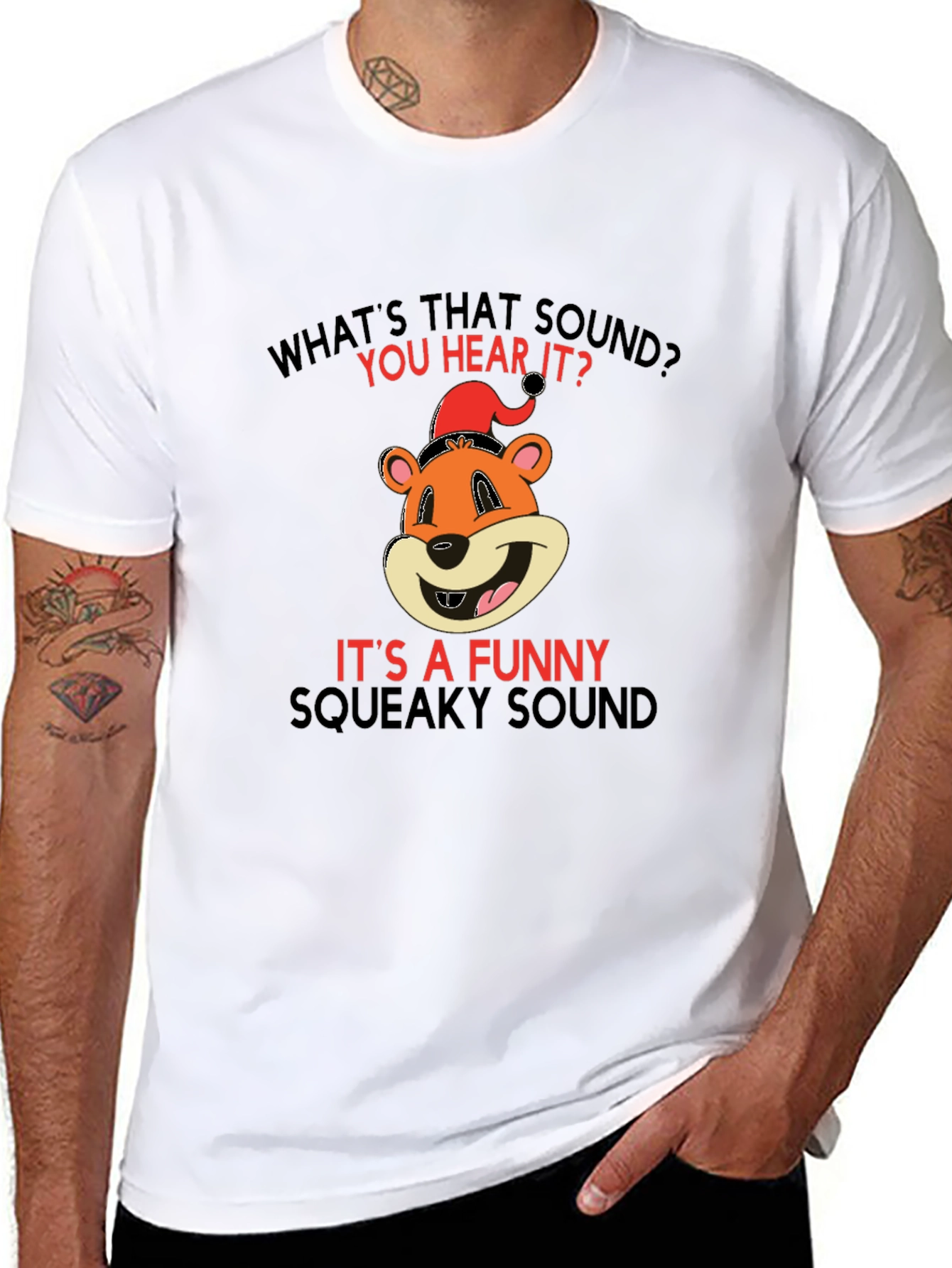 Funny Squeaky Sound Christmas T-Shirt