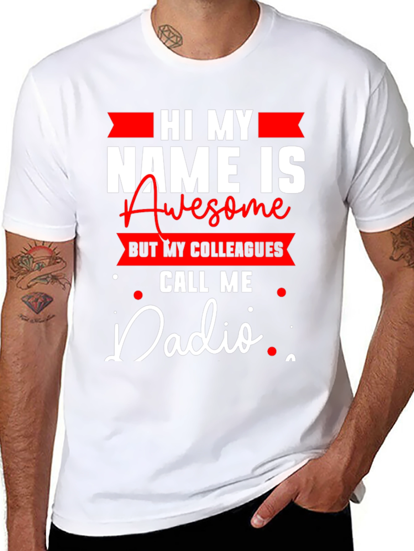 Funny Dadio T-Shirt - Great Gift for Dads