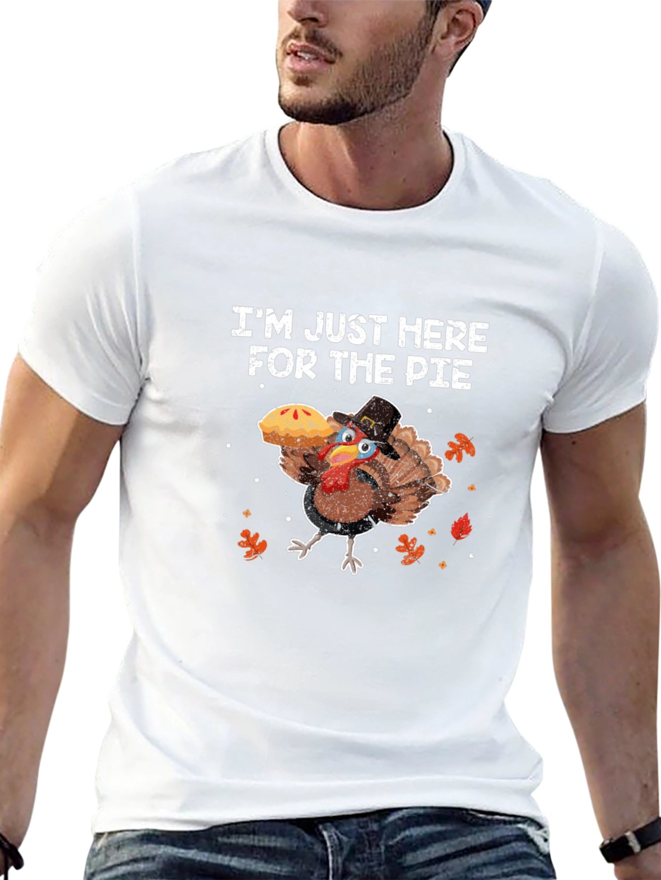 Im Just Here For The Pie Thanksgiving T-Shirt