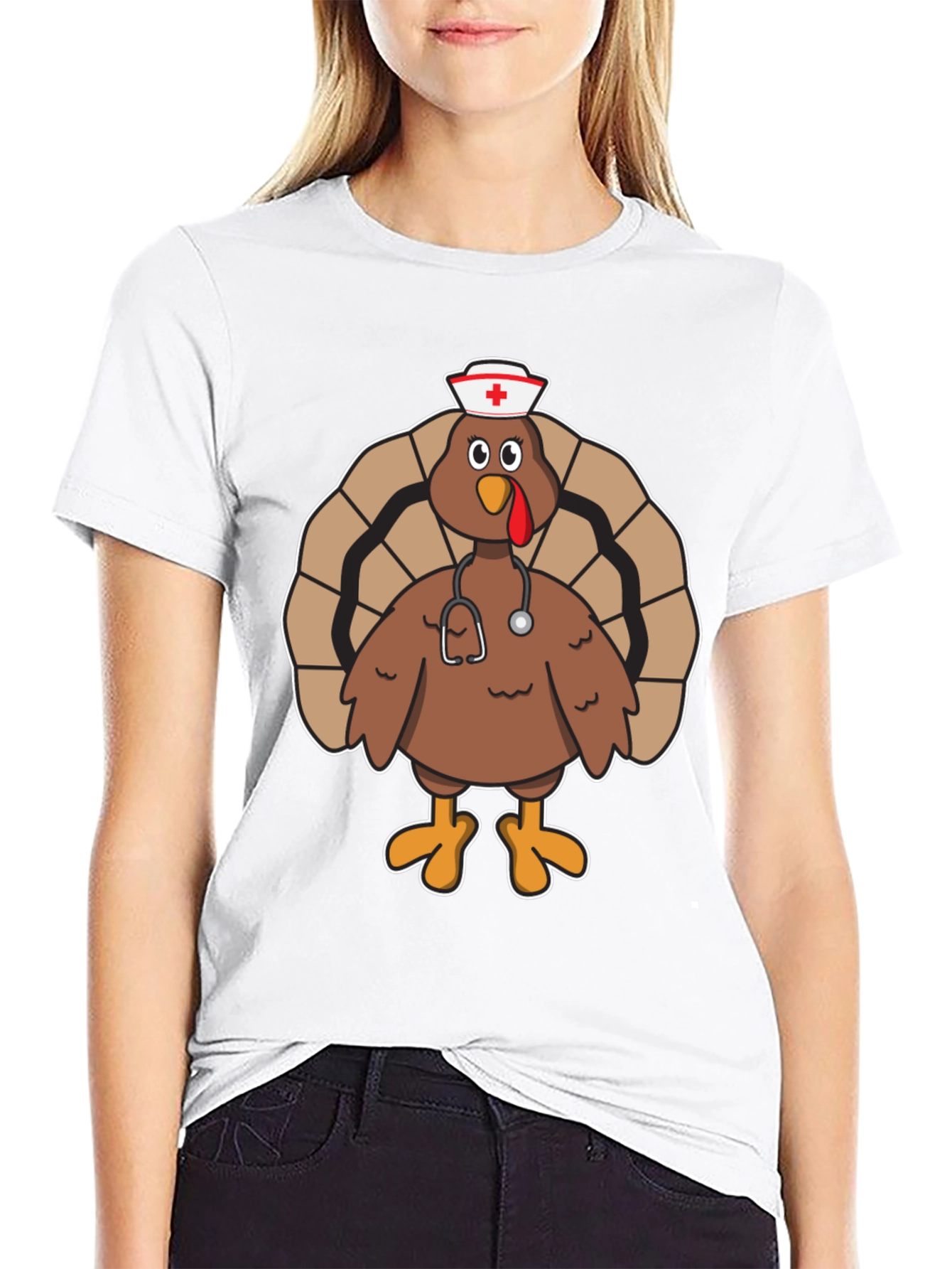 Nurse Turkey T-Shirt - Thanksgiving Medical Apparel