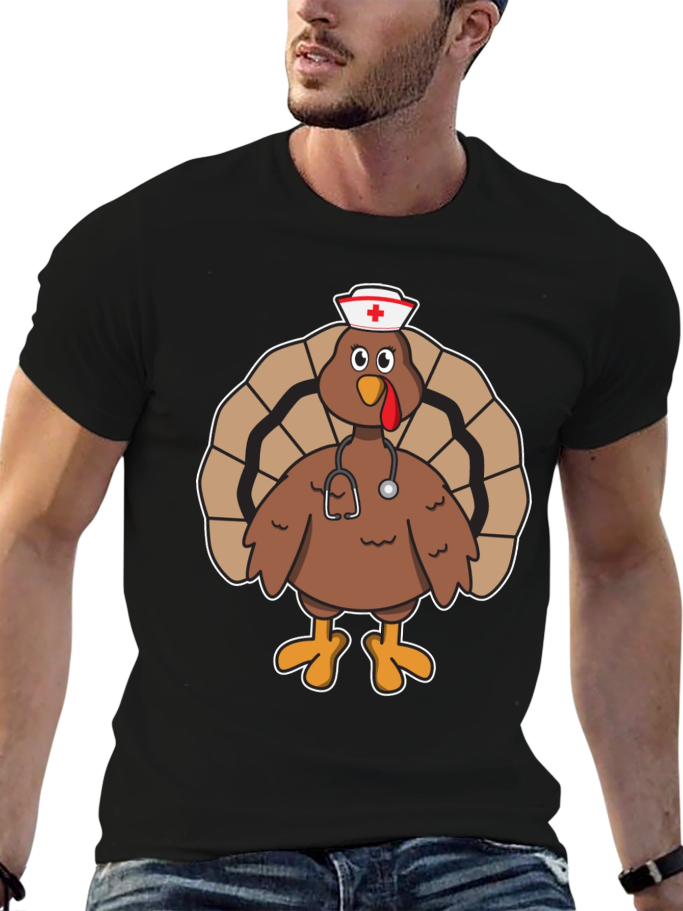 Nurse Turkey T-Shirt - Thanksgiving Medical Apparel
