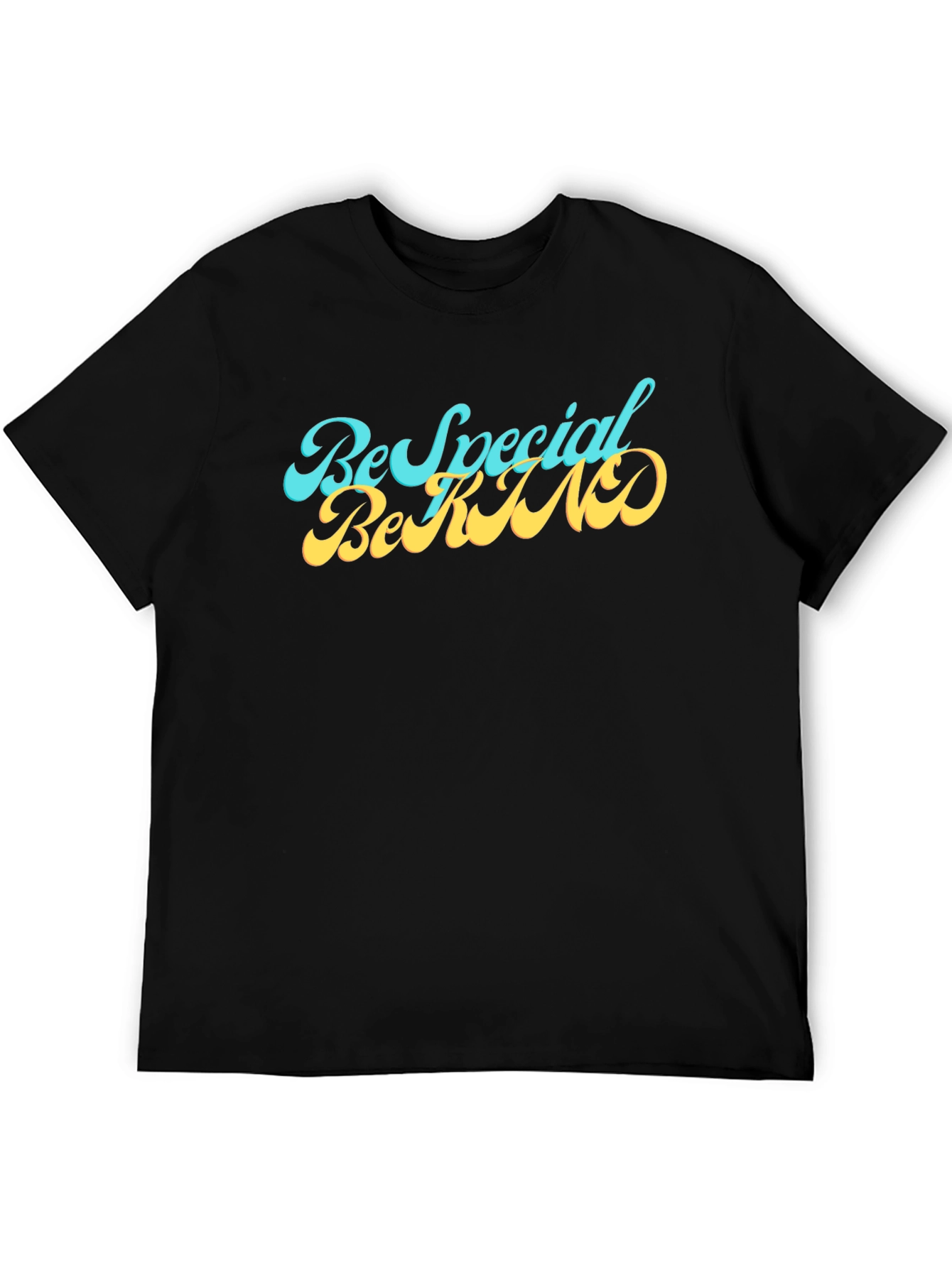 Be Special Be Kind Black Graphic Tee