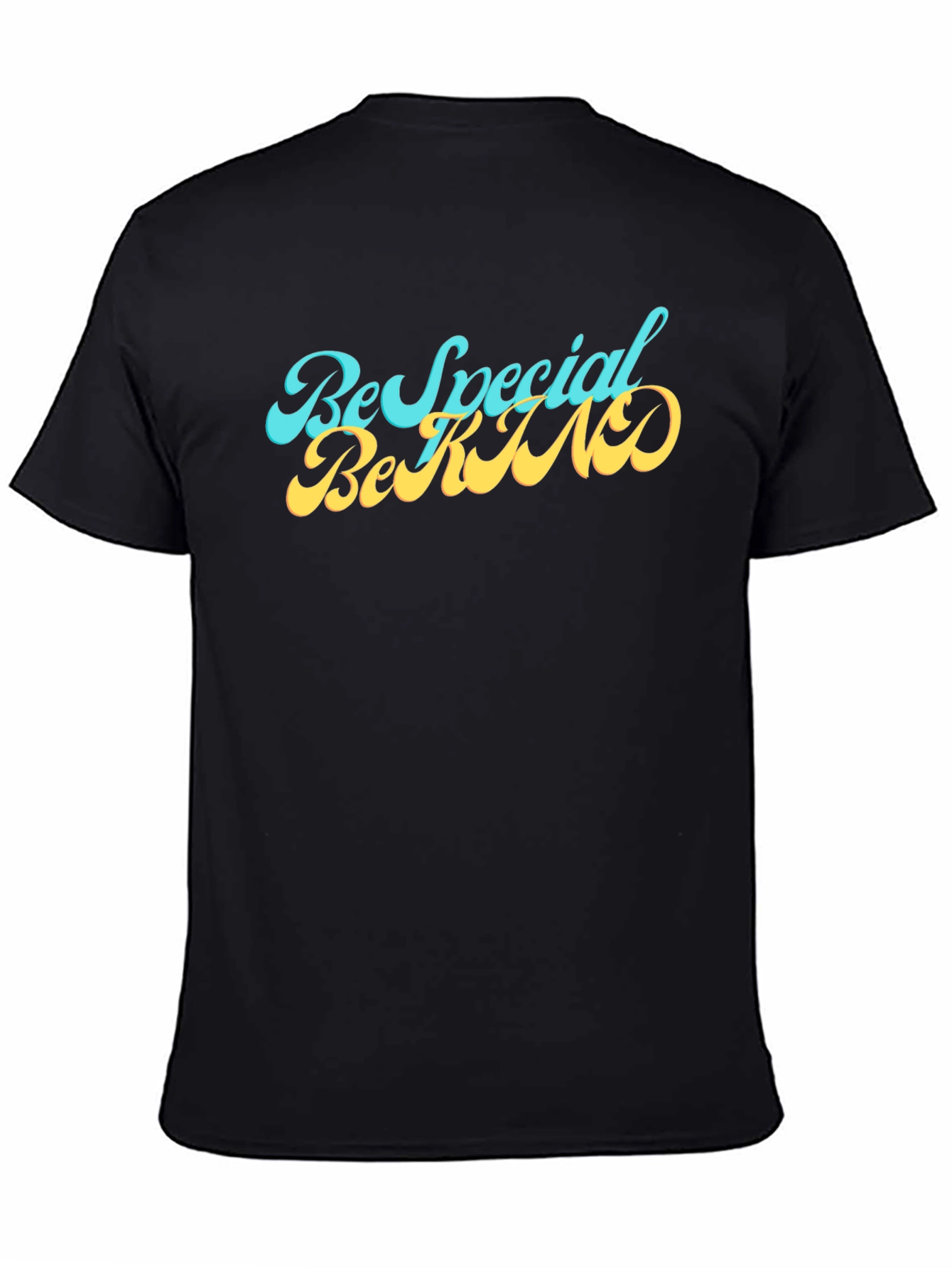 Be Special Be Kind Black Graphic Tee