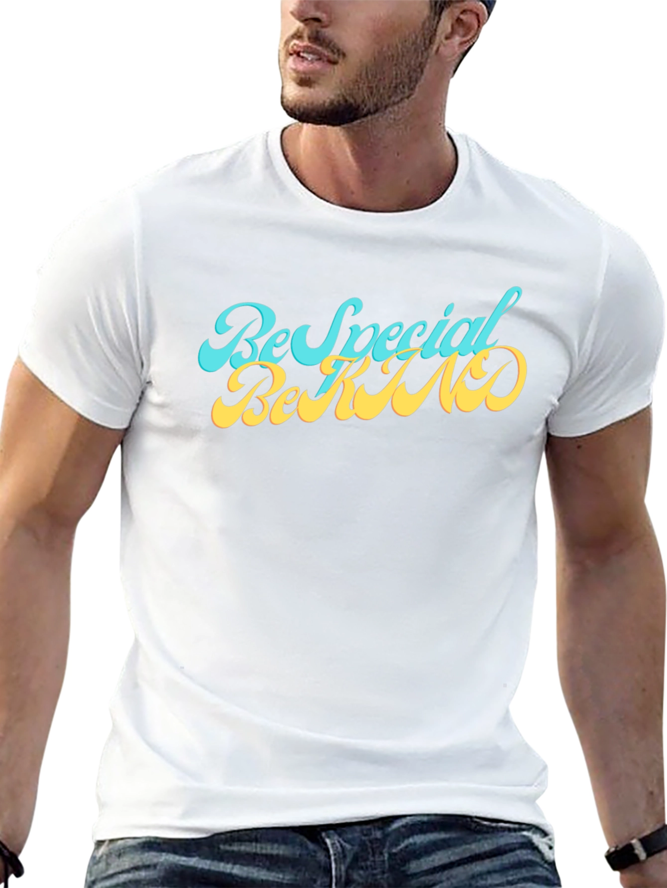 Be Special Be Kind Black Graphic Tee