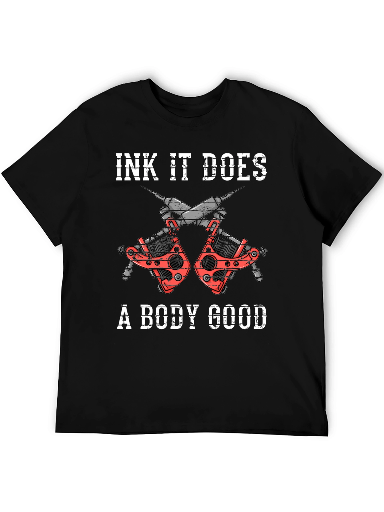 Ink It Does A Body Good Black Graphic Tee