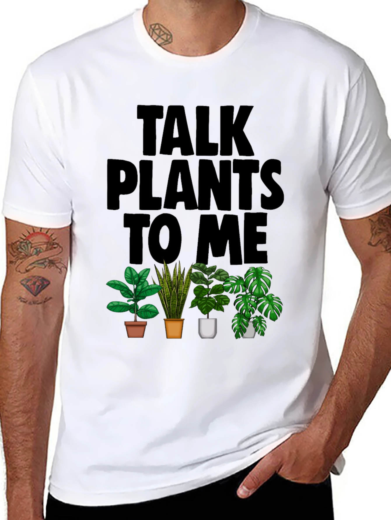 Talk Plants to Me Graphic T-Shirt