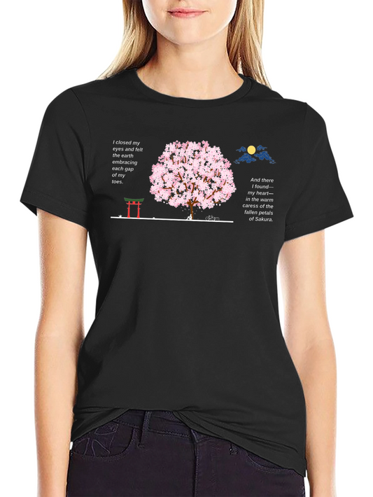 Sakura T-Shirt: Embrace Earths Warm Caress