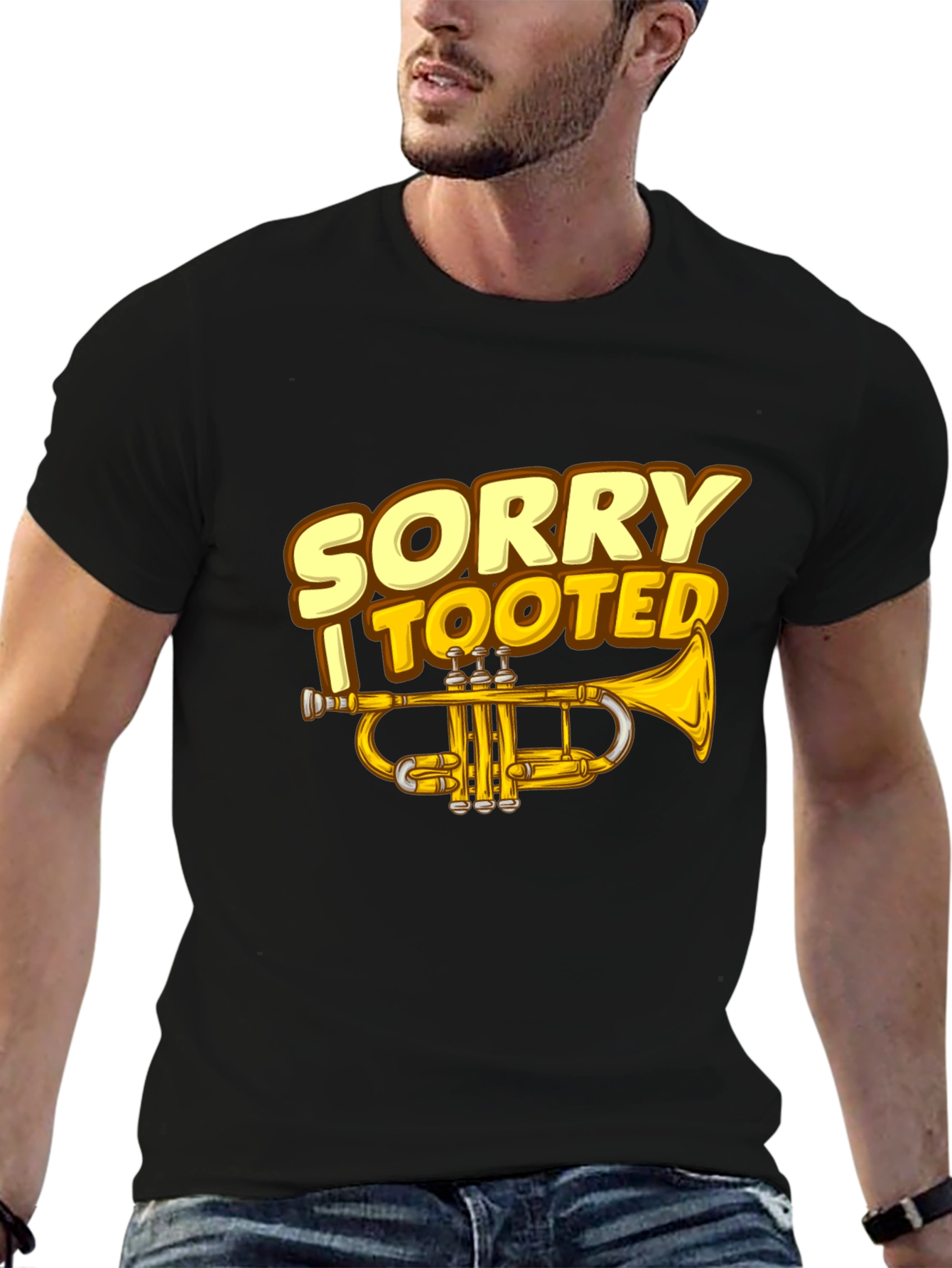 Sorry I Tooted Trumpet Graphic Tee