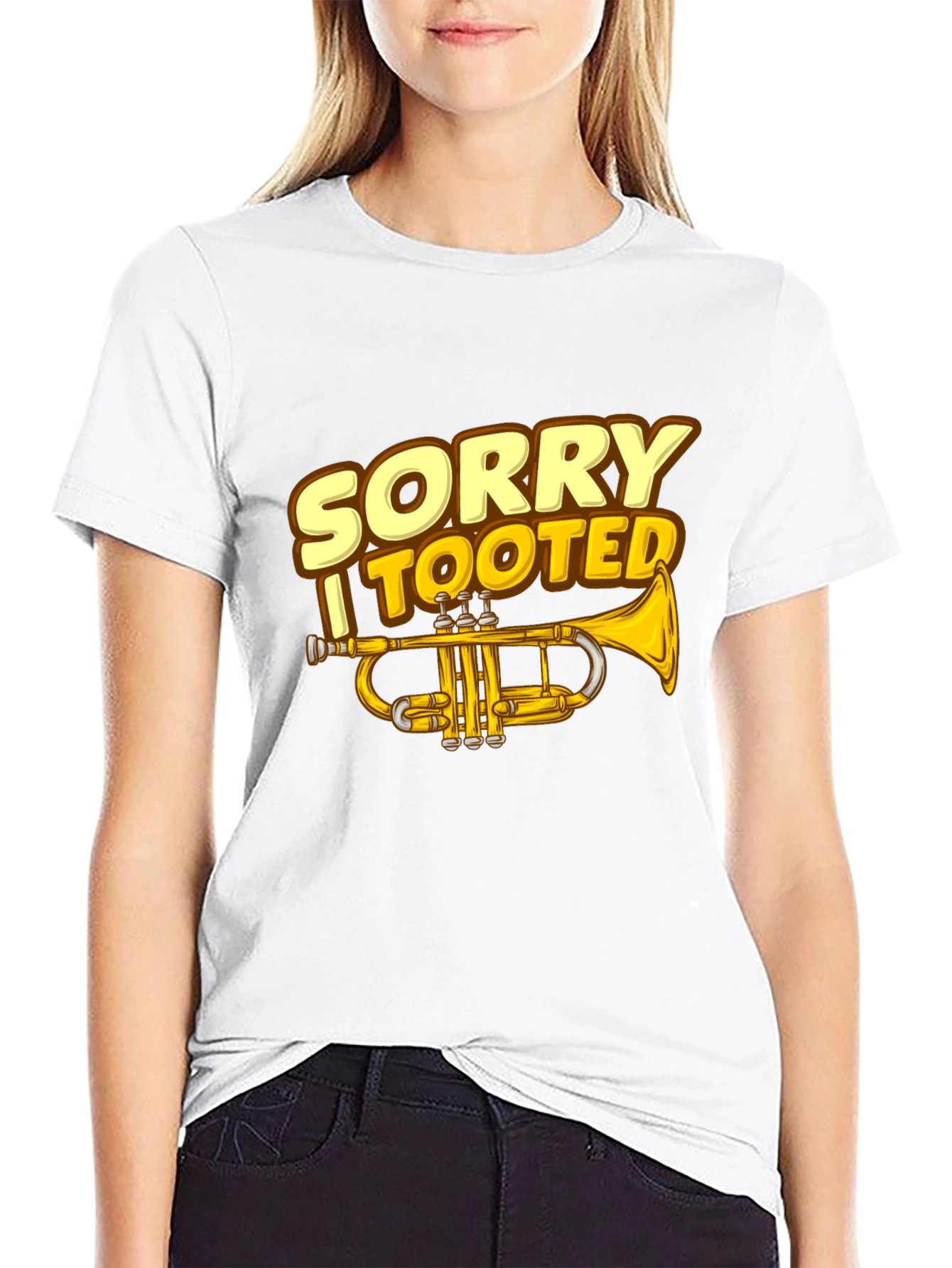 Sorry I Tooted Trumpet Graphic Tee