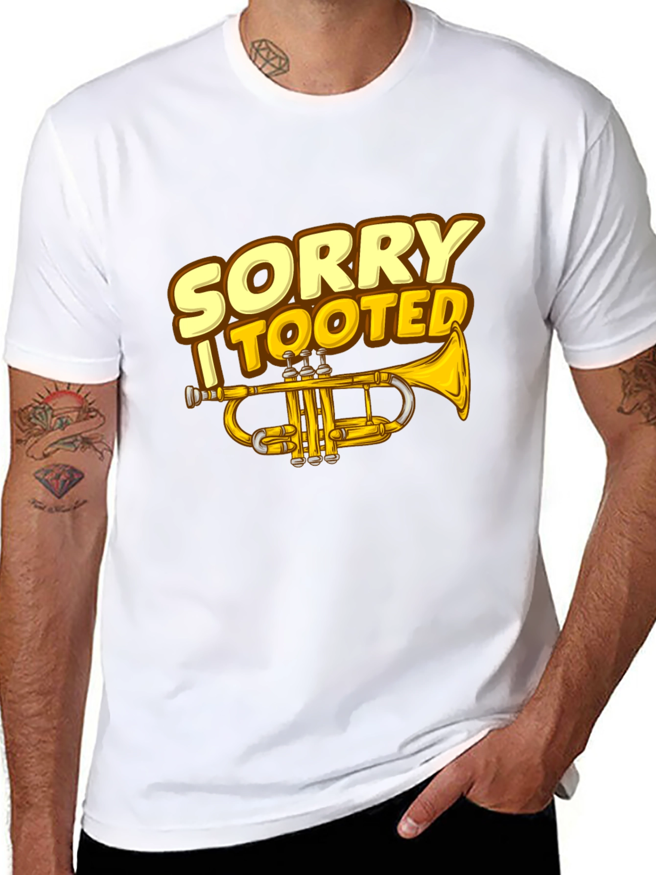 Sorry I Tooted Trumpet Graphic Tee