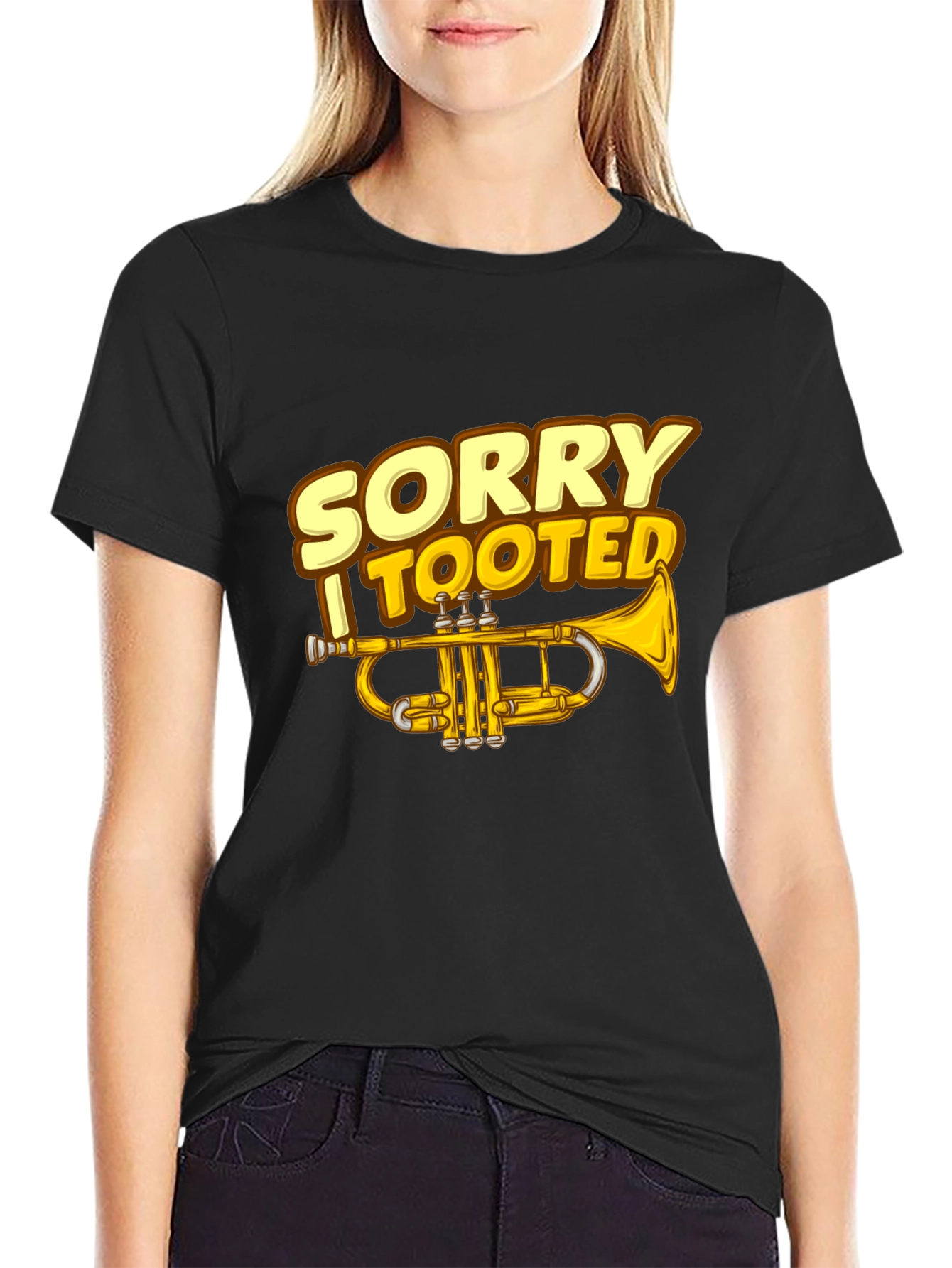Sorry I Tooted Trumpet Graphic Tee