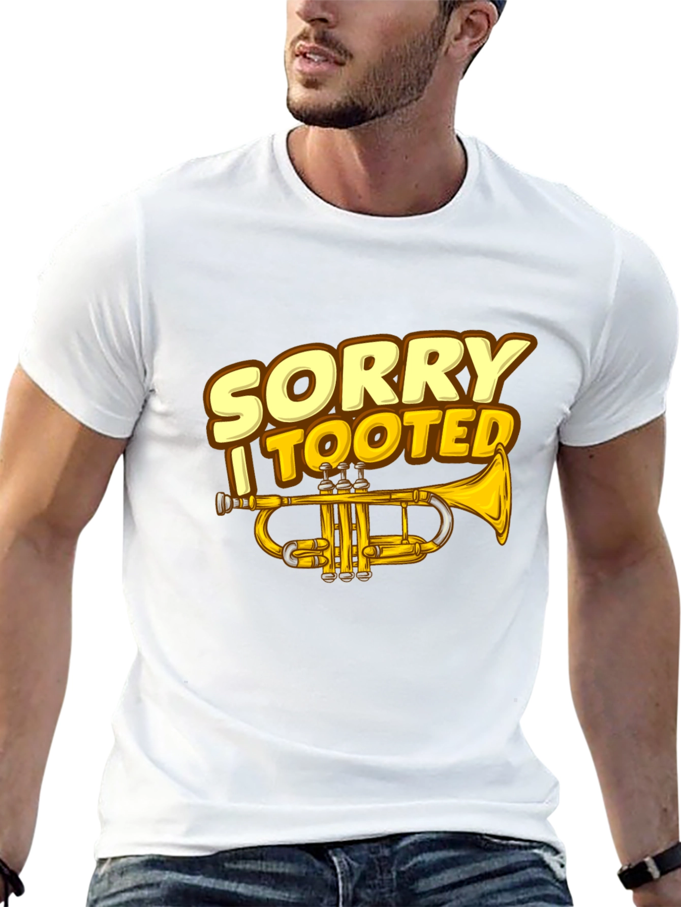 Sorry I Tooted Trumpet Graphic Tee