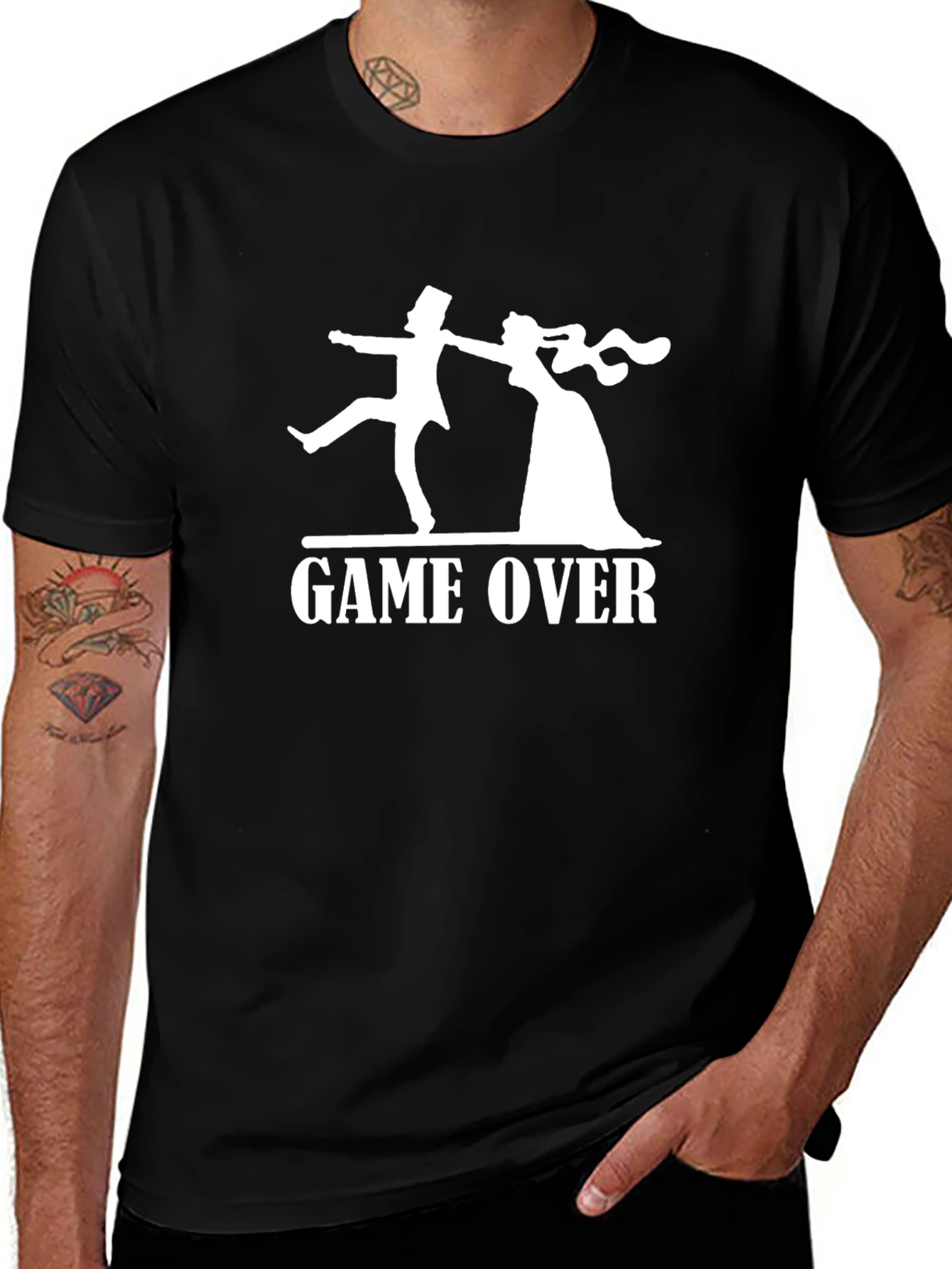 Game Over Wedding T-Shirt