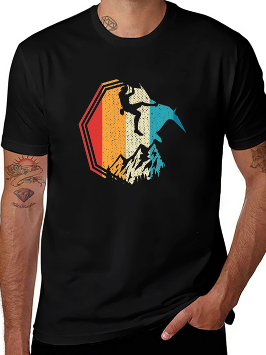 Vintage Style Climbing T-Shirt