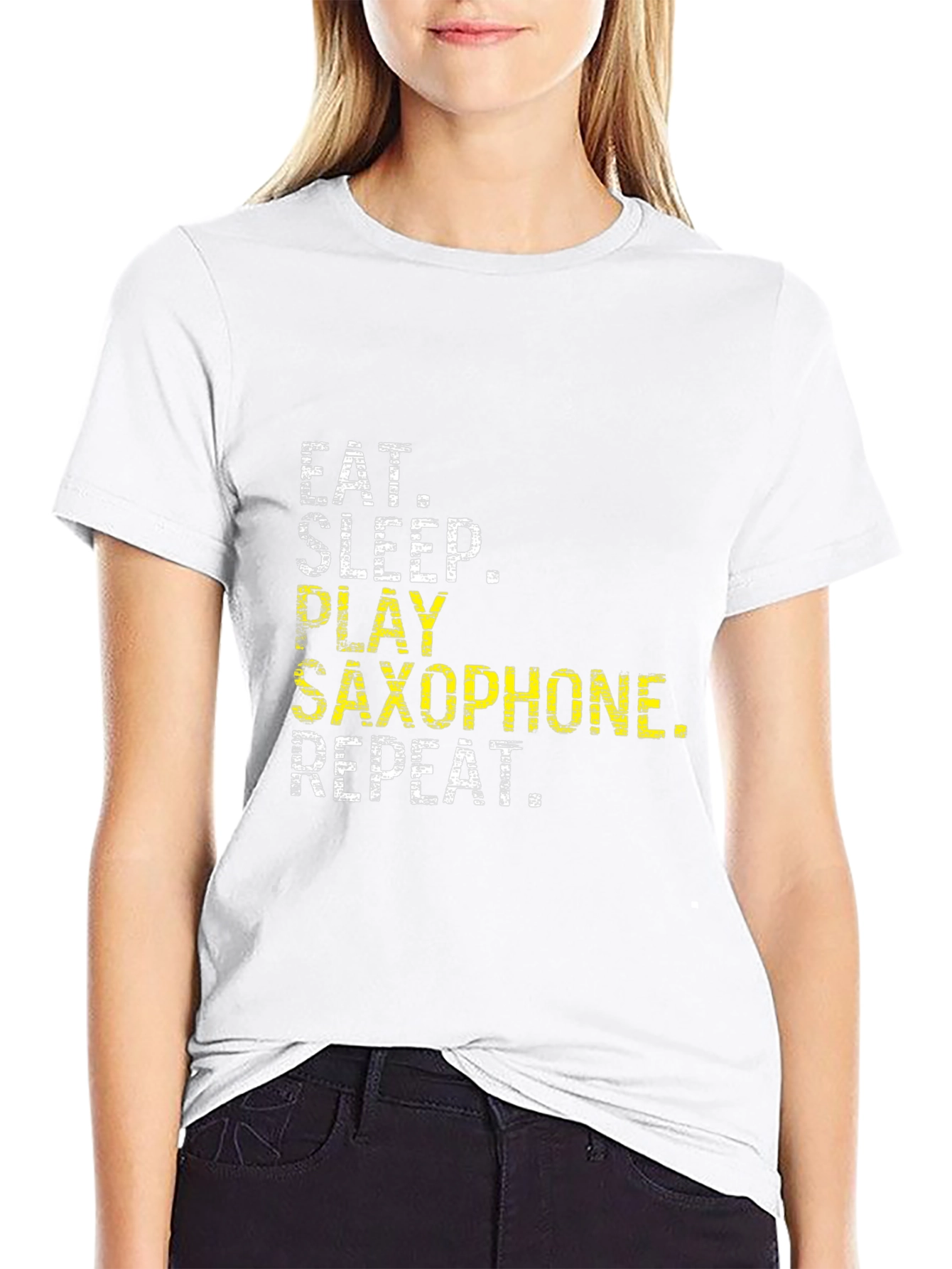 Eat Sleep Saxophone Repeat T-Shirt