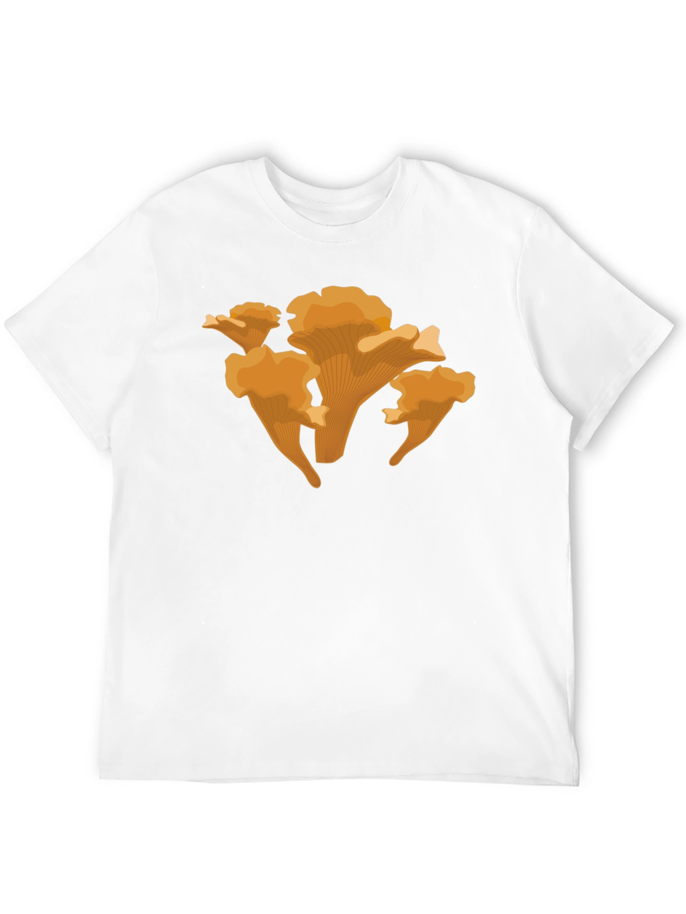 Chanterelle Mushroom Graphic Tee - Fun Nature Shirt