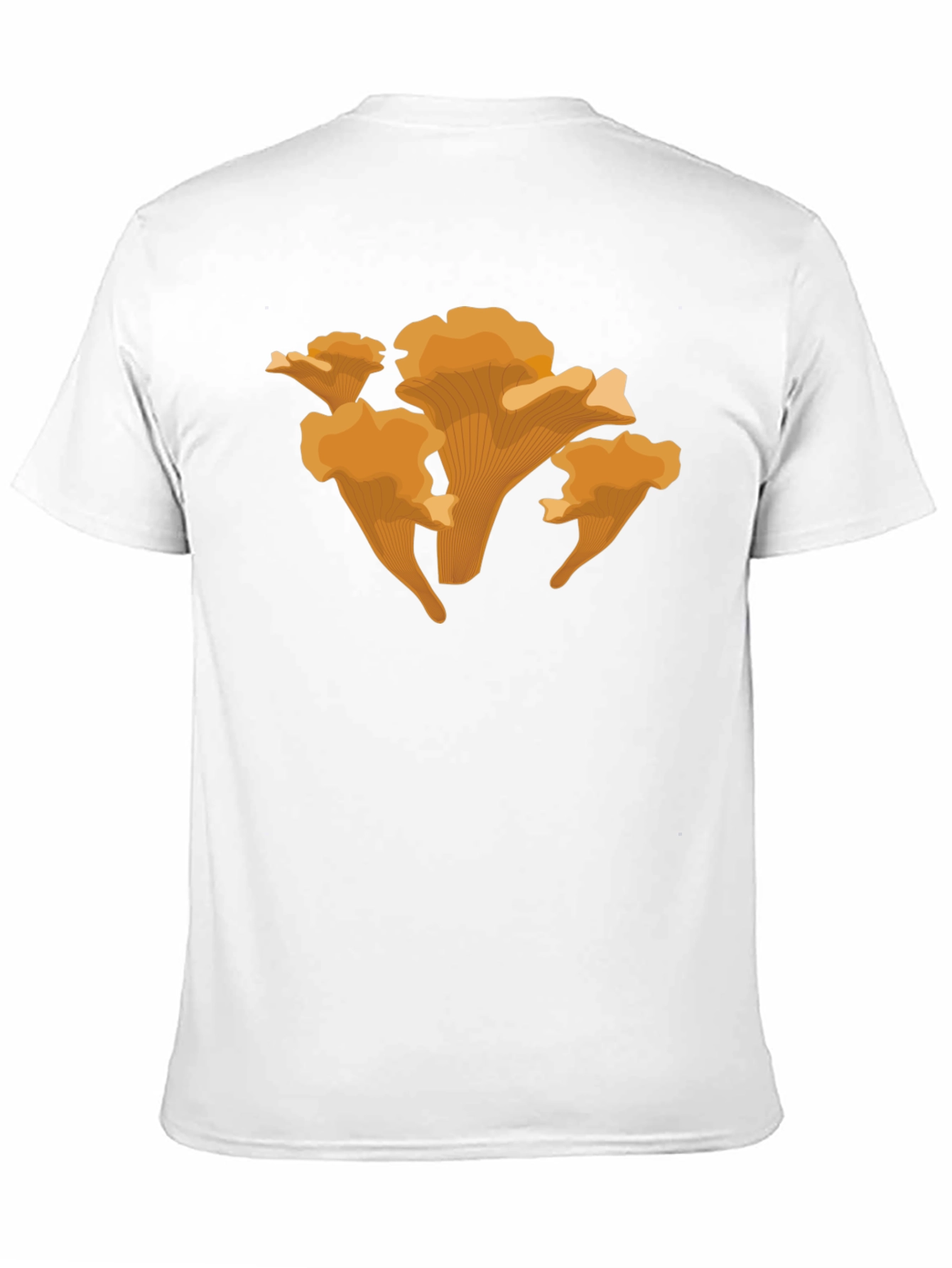 Chanterelle Mushroom Graphic Tee - Fun Nature Shirt