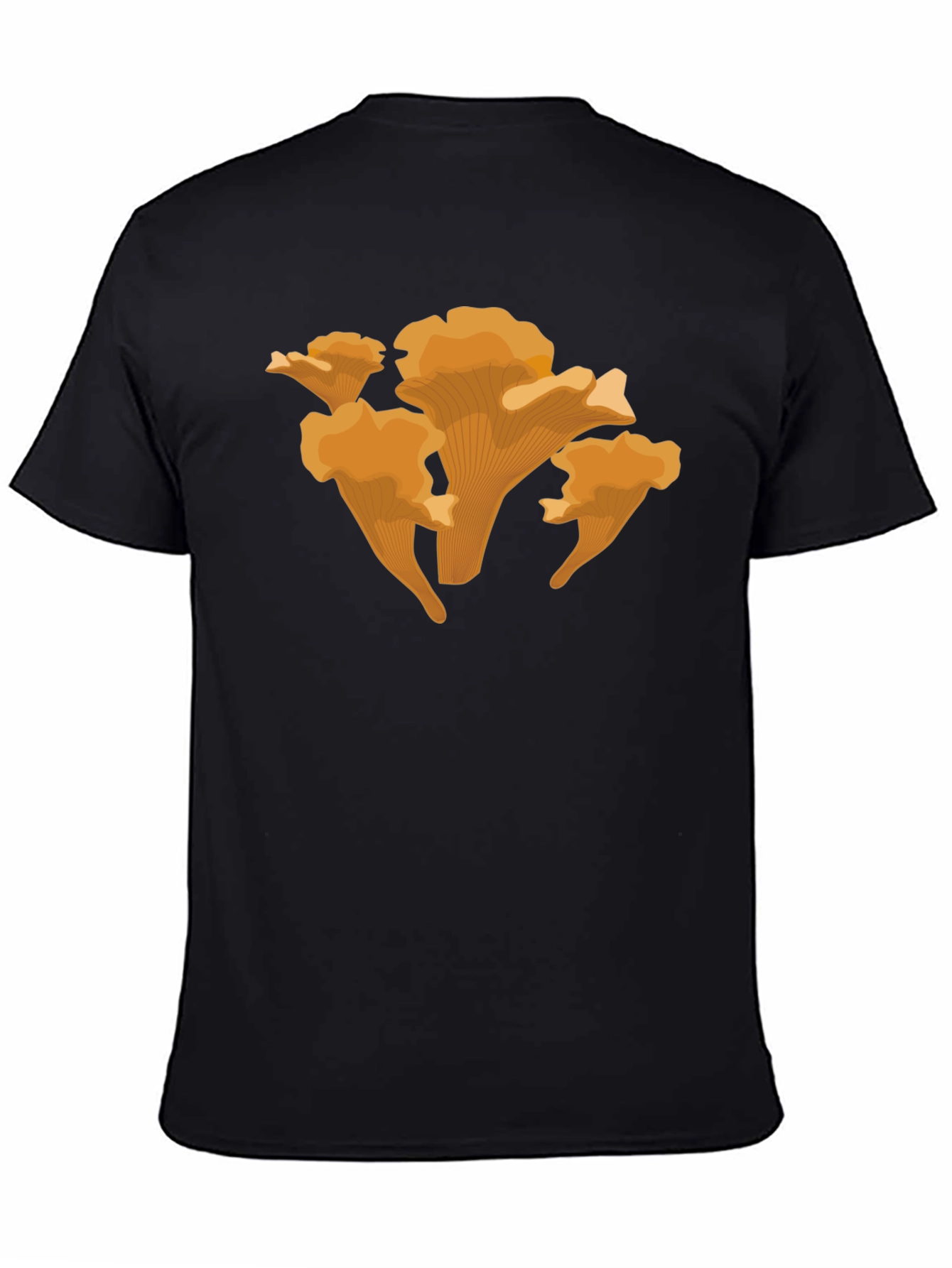 Chanterelle Mushroom Graphic Tee - Fun Nature Shirt